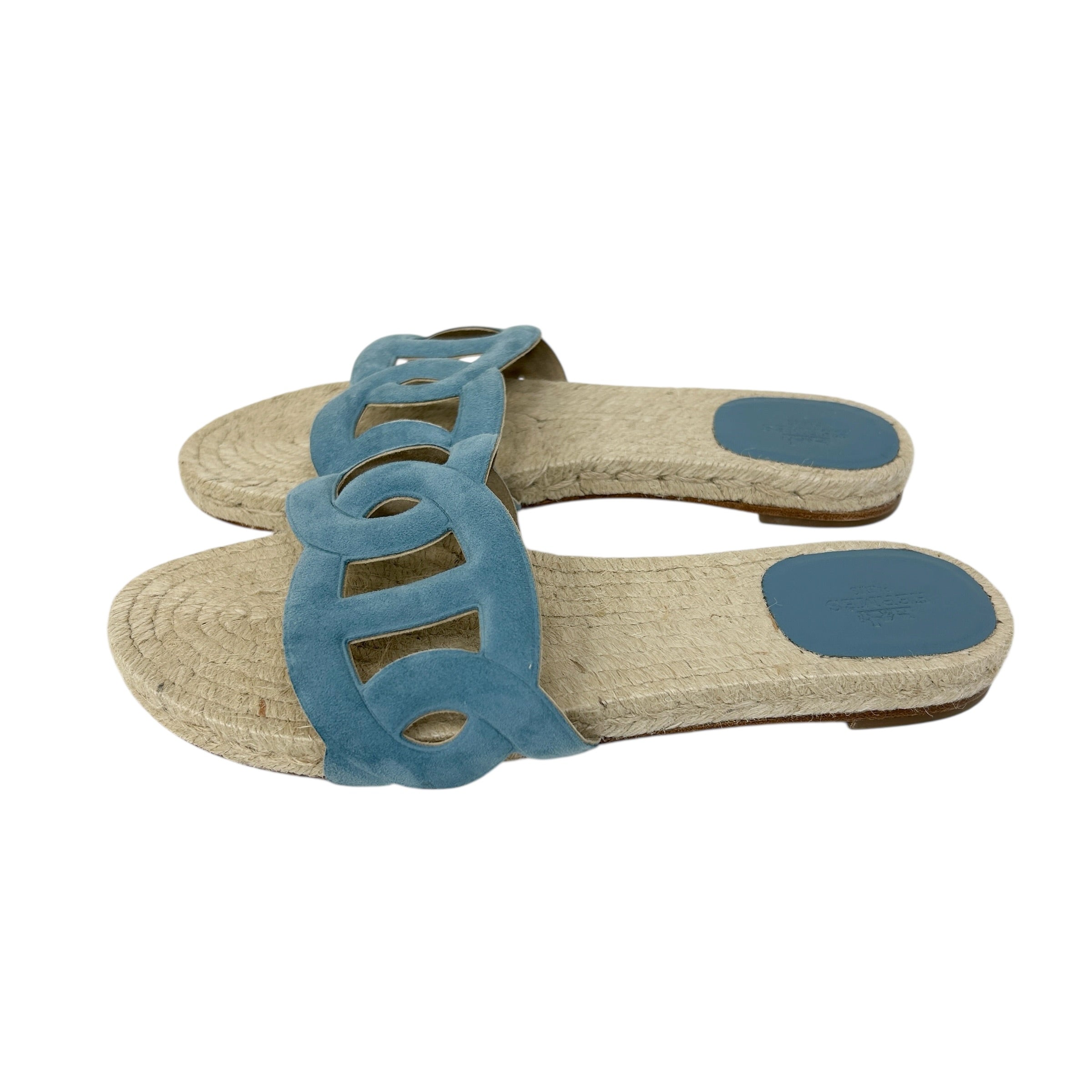 Blue Suede Famosa Espadrille - Haute Classics