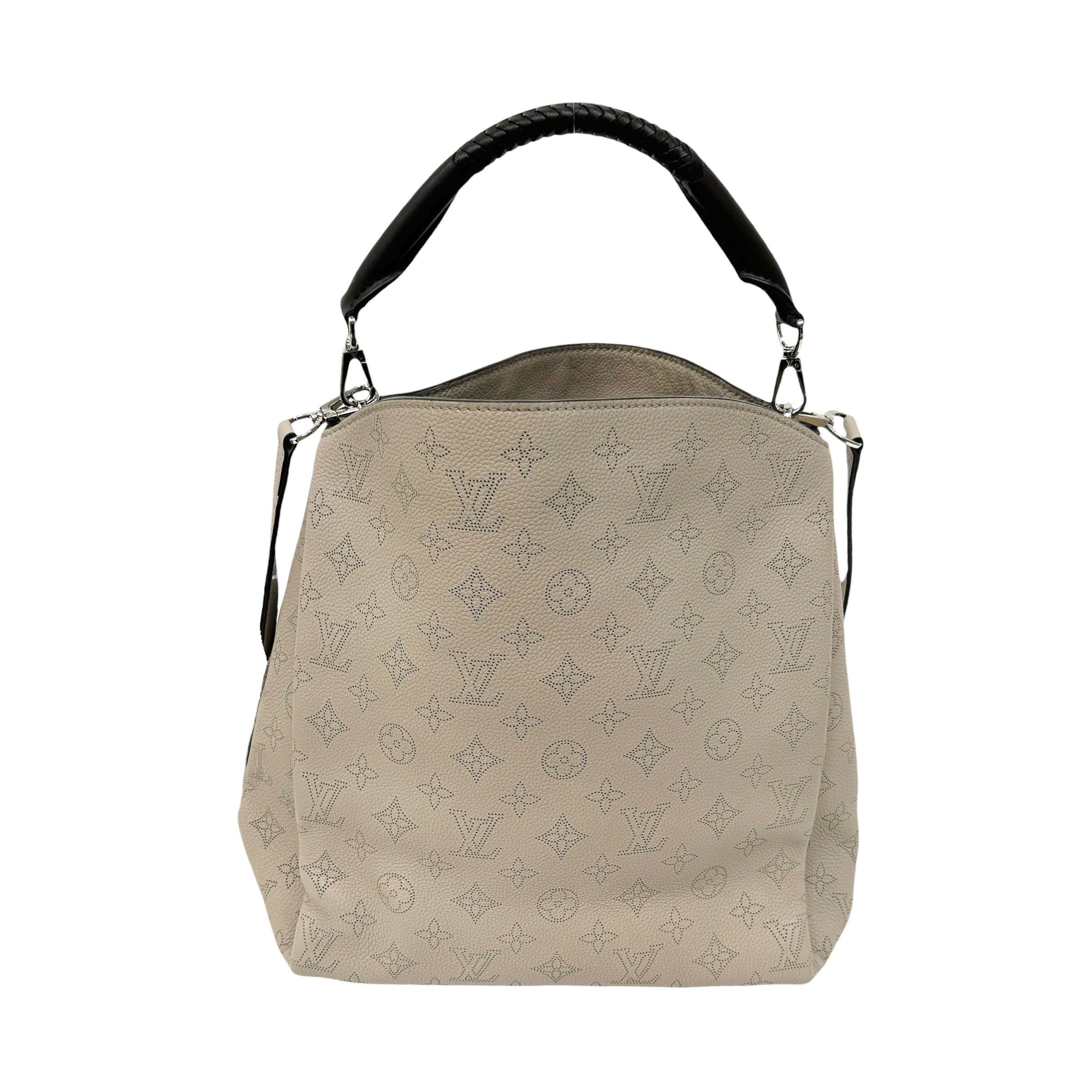 Galet Monogram Mahina Leather Babylone PM Bag w/SHW - Haute Classics