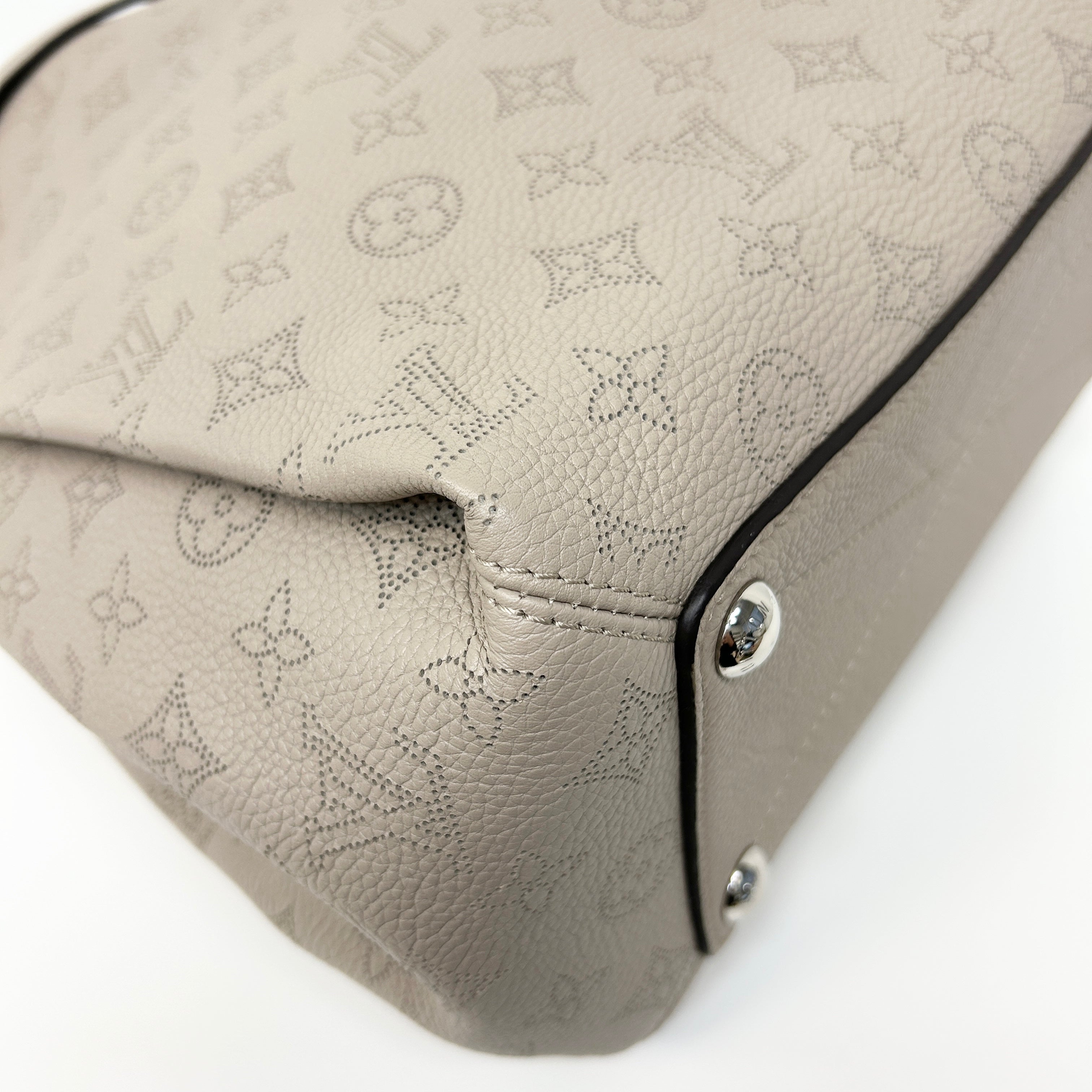 Galet Monogram Mahina Leather Babylone PM Bag w/SHW - Haute Classics