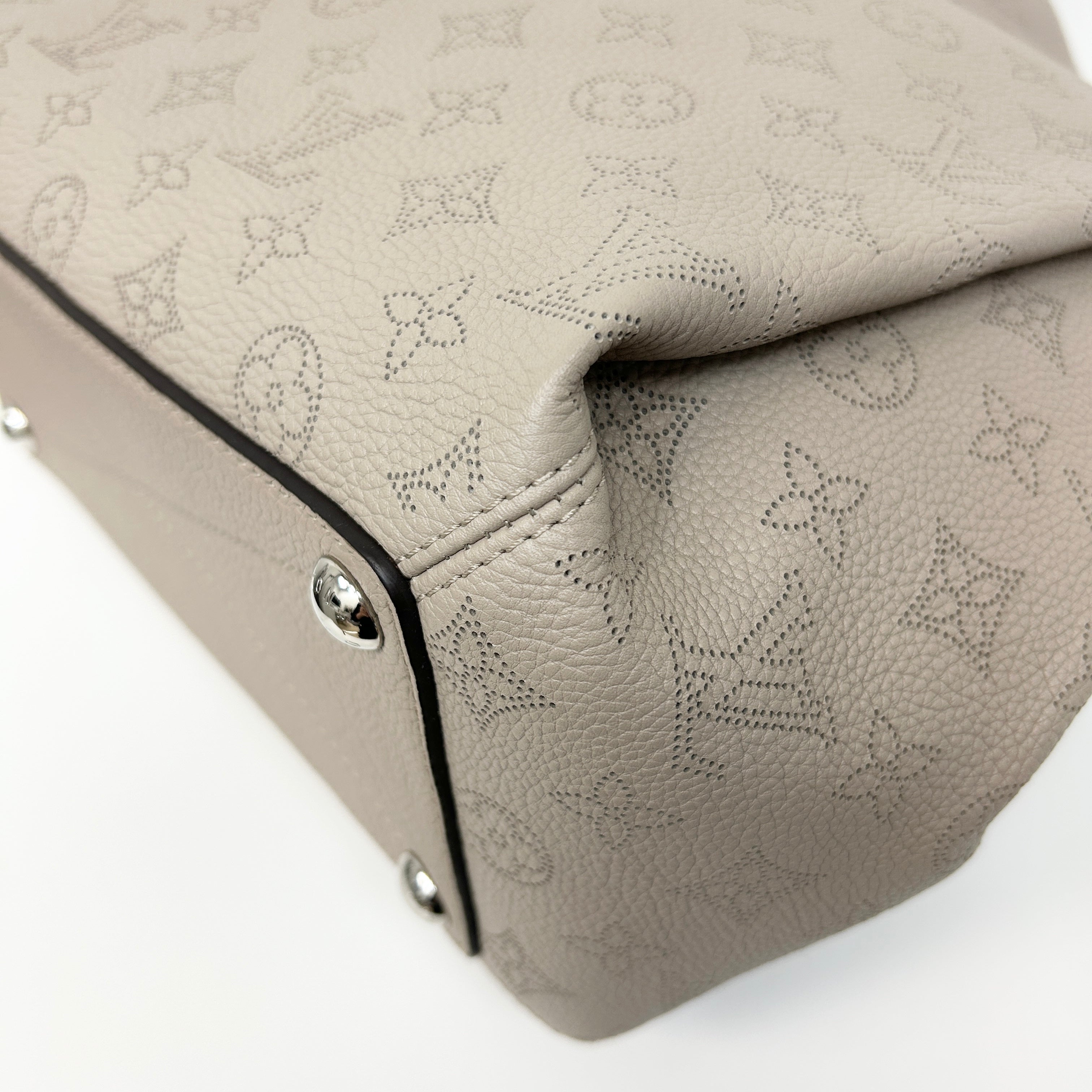 Galet Monogram Mahina Leather Babylone PM Bag w/SHW - Haute Classics