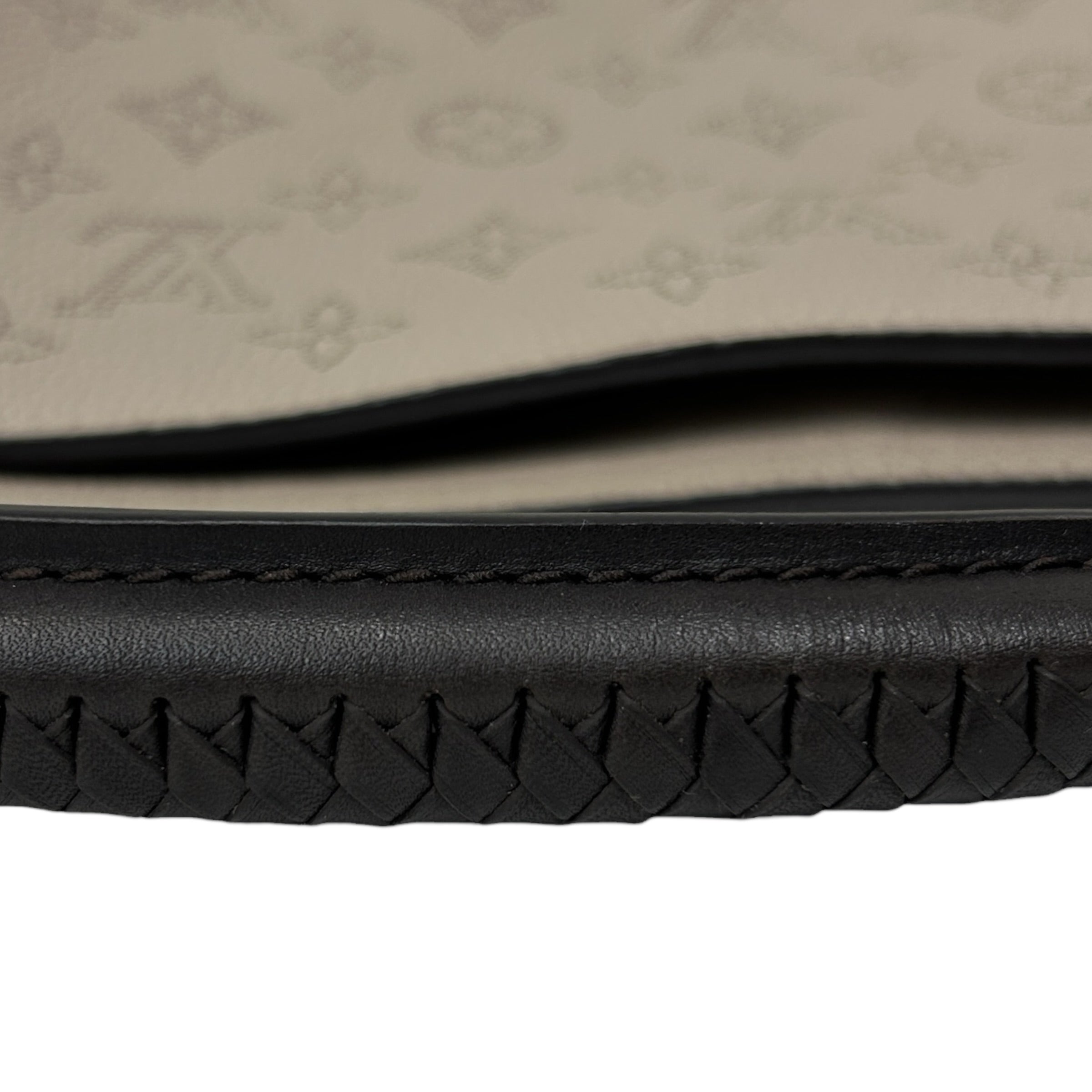 Galet Monogram Mahina Leather Babylone PM Bag w/SHW - Haute Classics