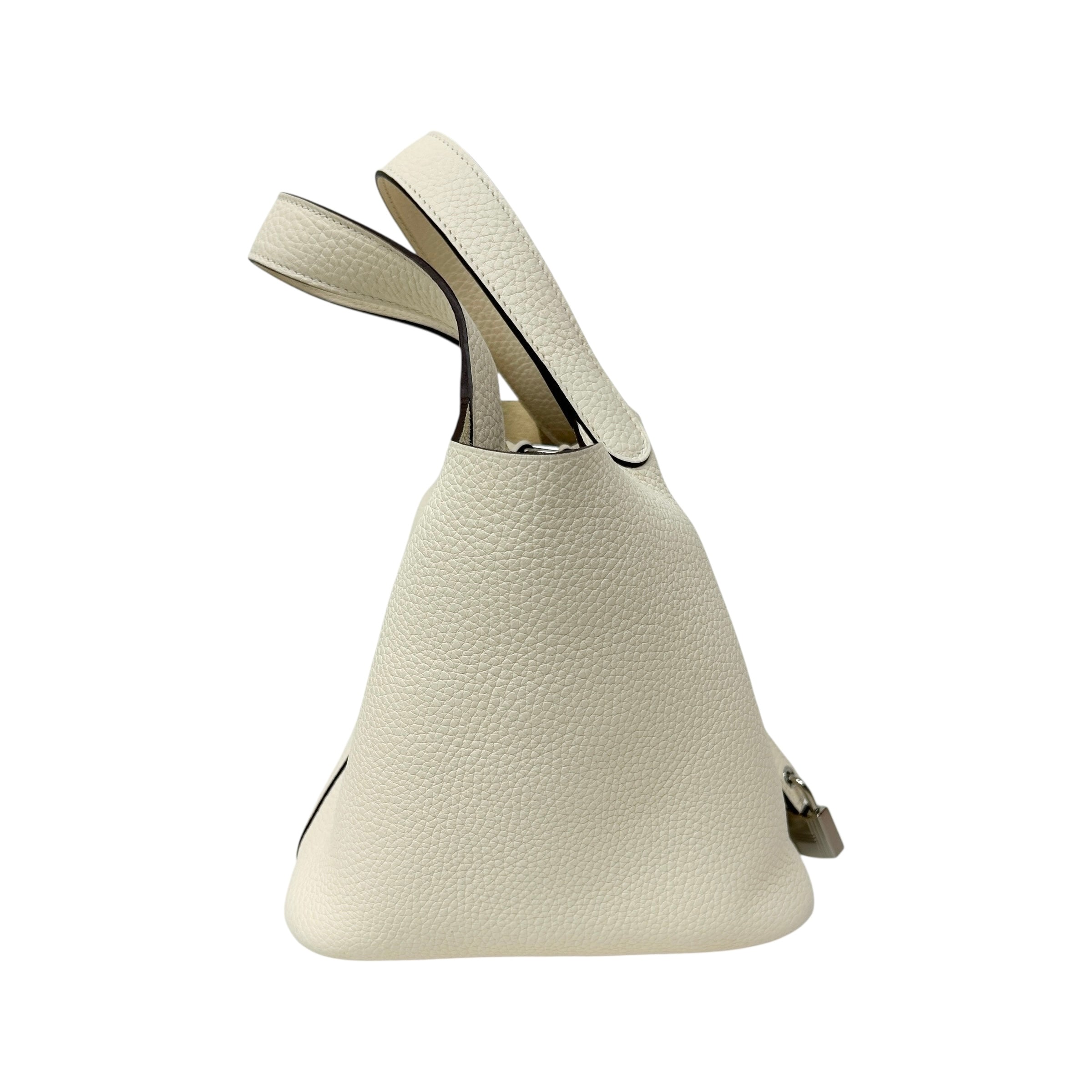 Ivory Clemence Picotin 18 w/PHW - Haute Classics