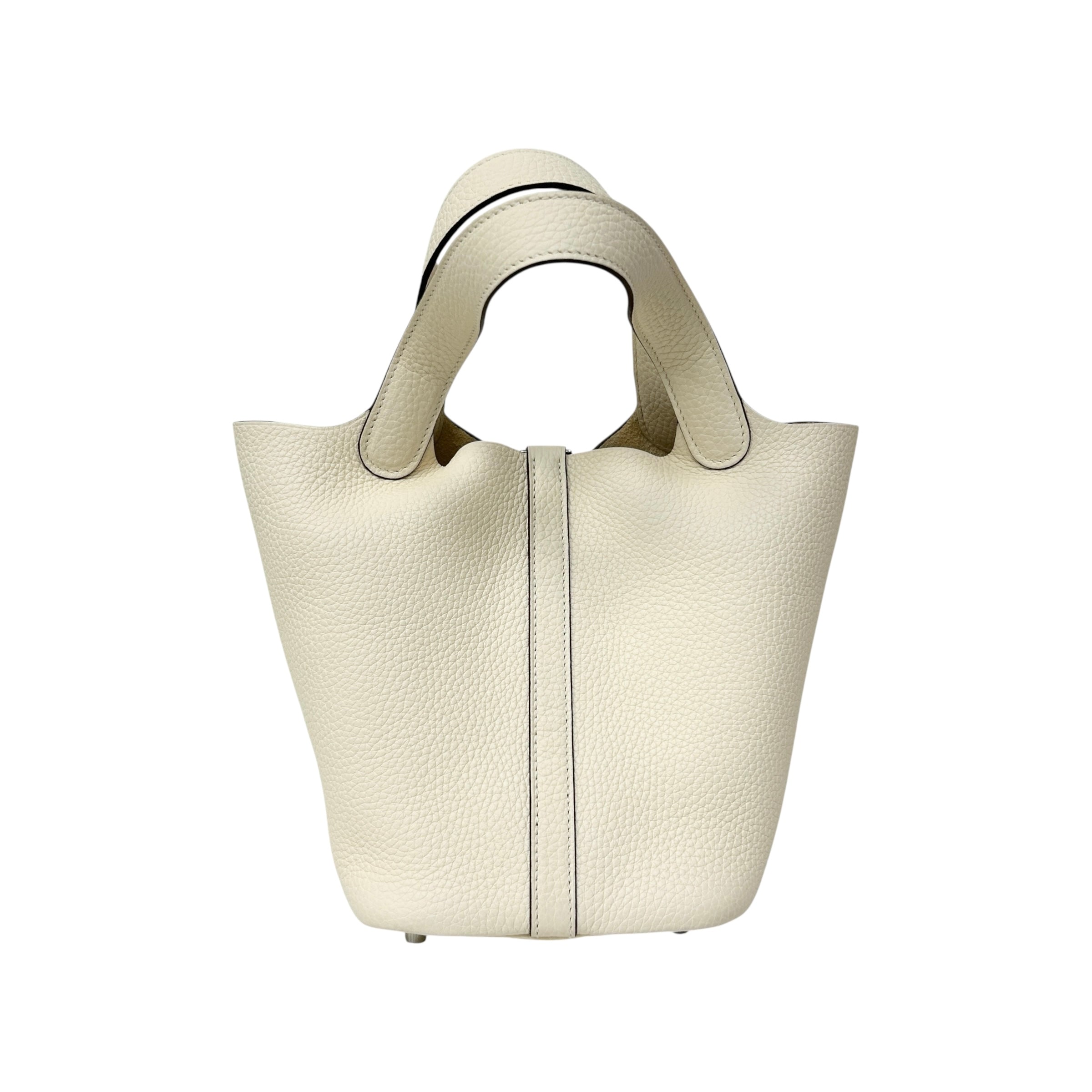Ivory Clemence Picotin 18 w/PHW - Haute Classics