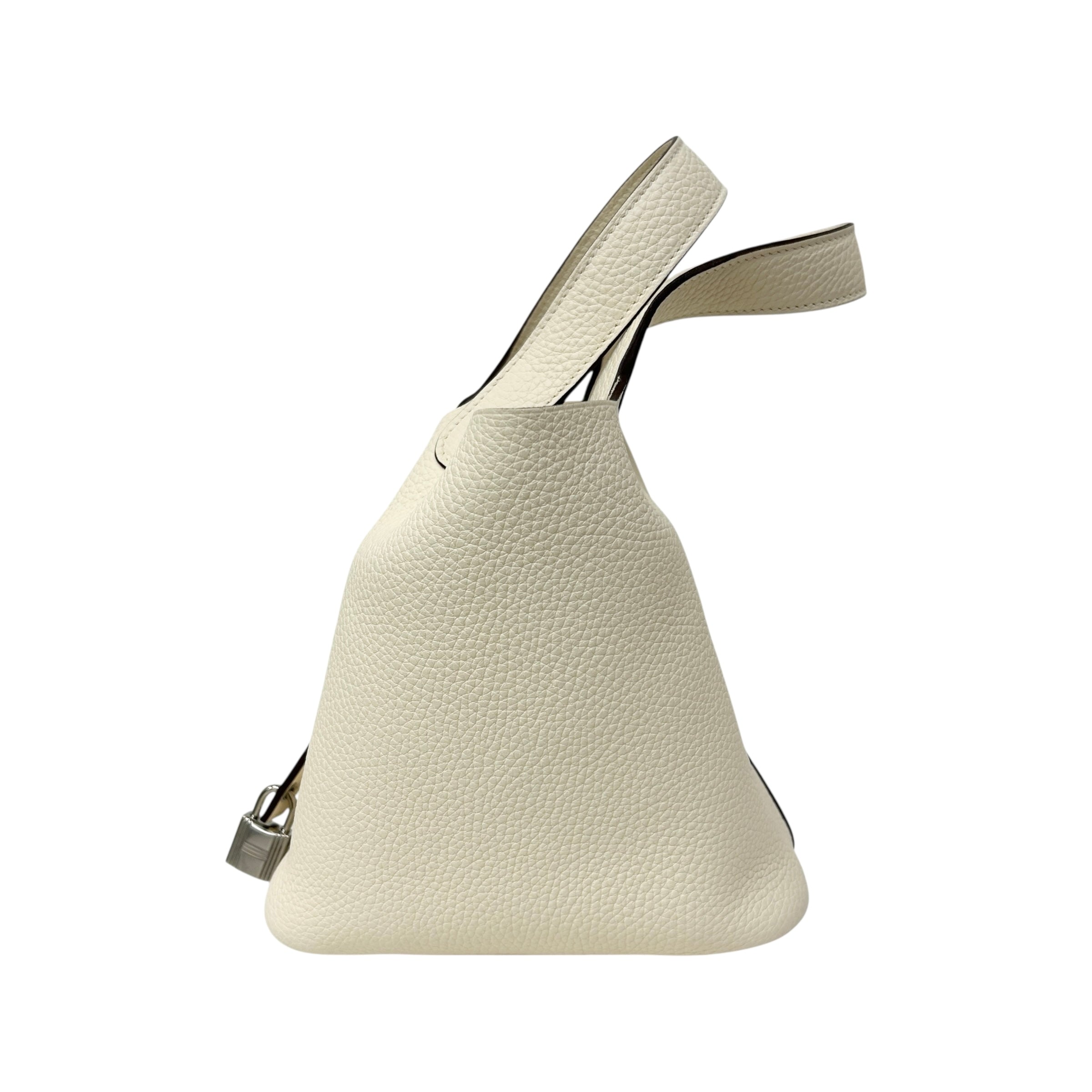 Ivory Clemence Picotin 18 w/PHW - Haute Classics