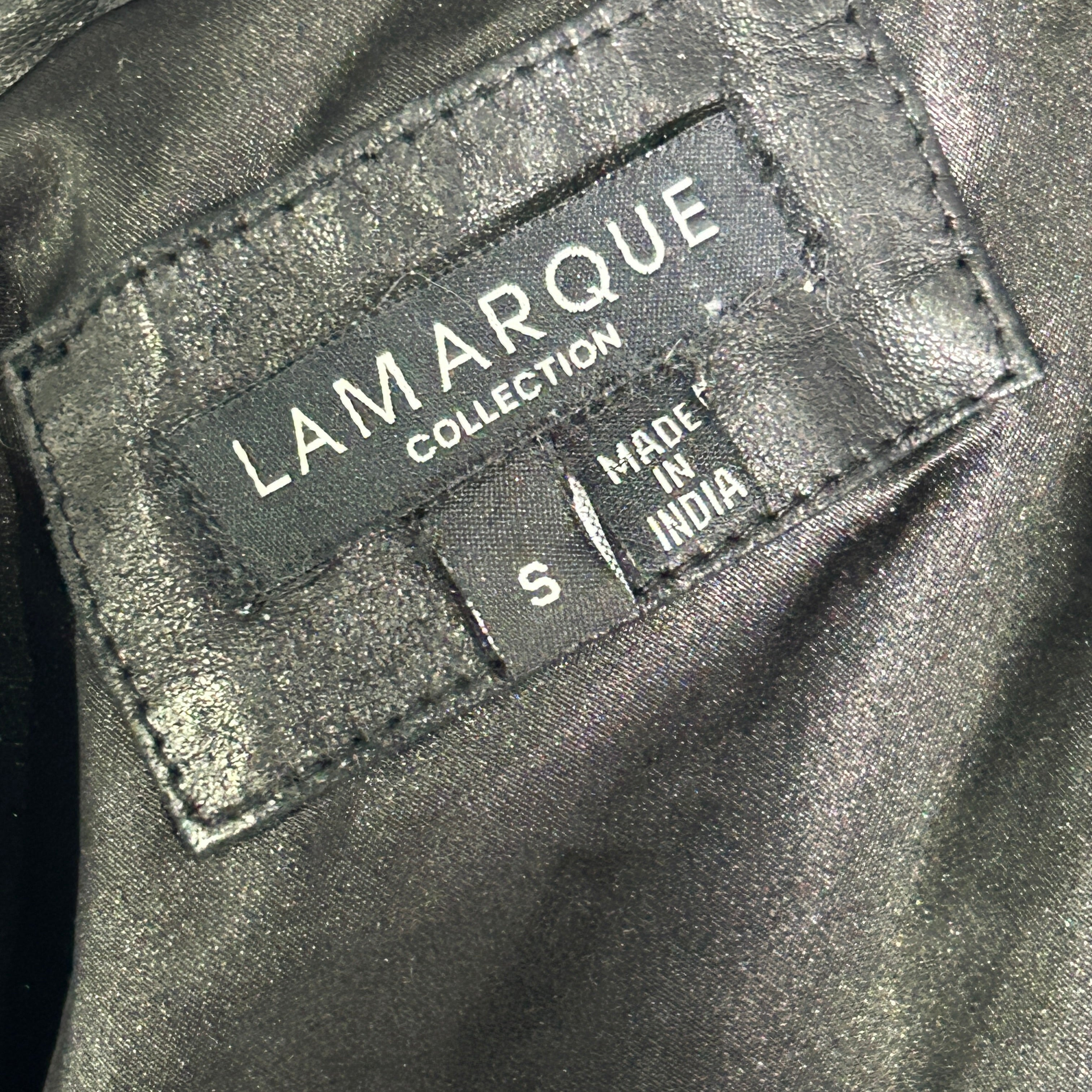 LAMARQUE COLLECTION Black Leather Jacket