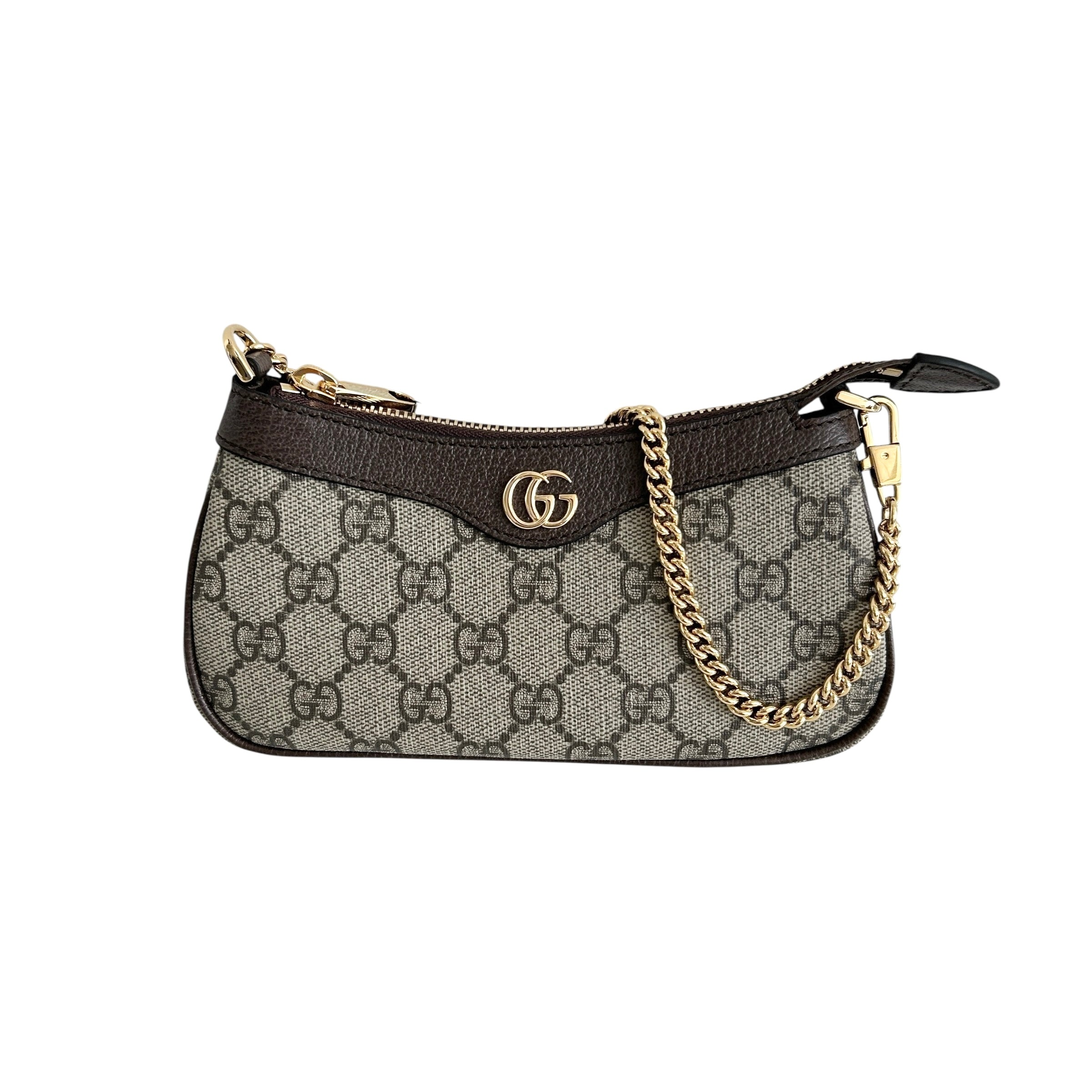 GG Canvas Ophidia Mini Bag w/GHW