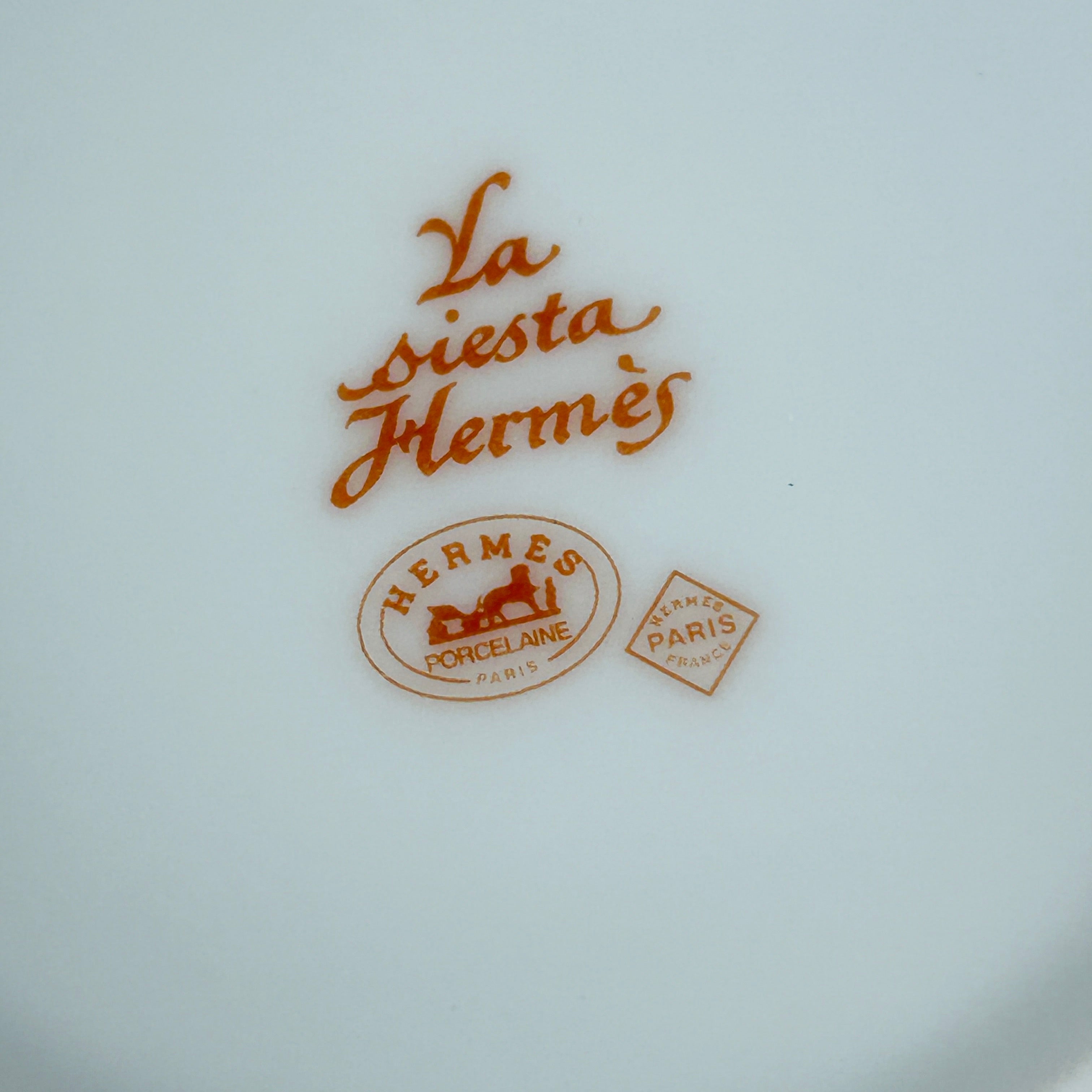 Yellow/Green/Orange “La Siesta Hermes” Porcelain Mug