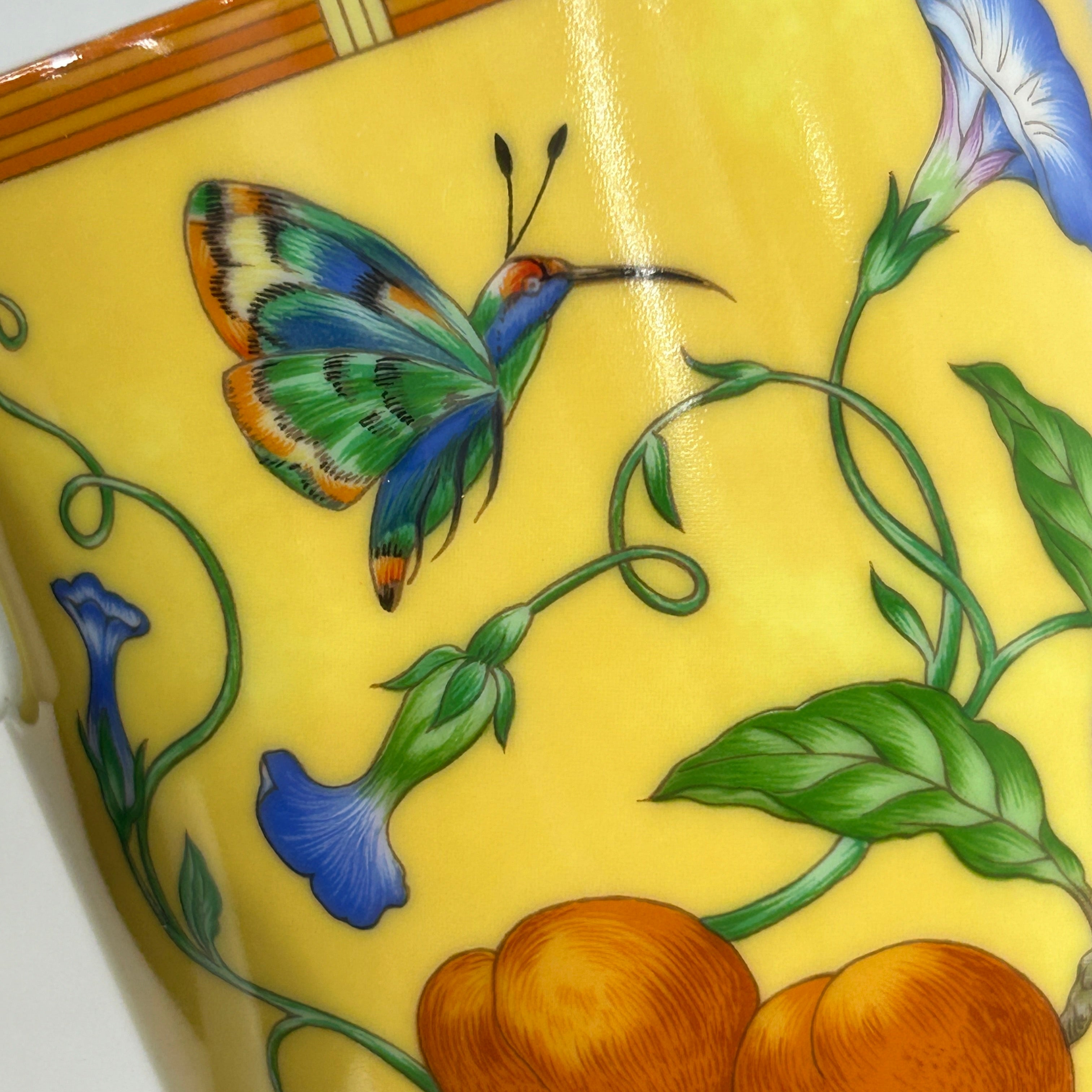 Yellow/Green/Orange “La Siesta Hermes” Porcelain Mug