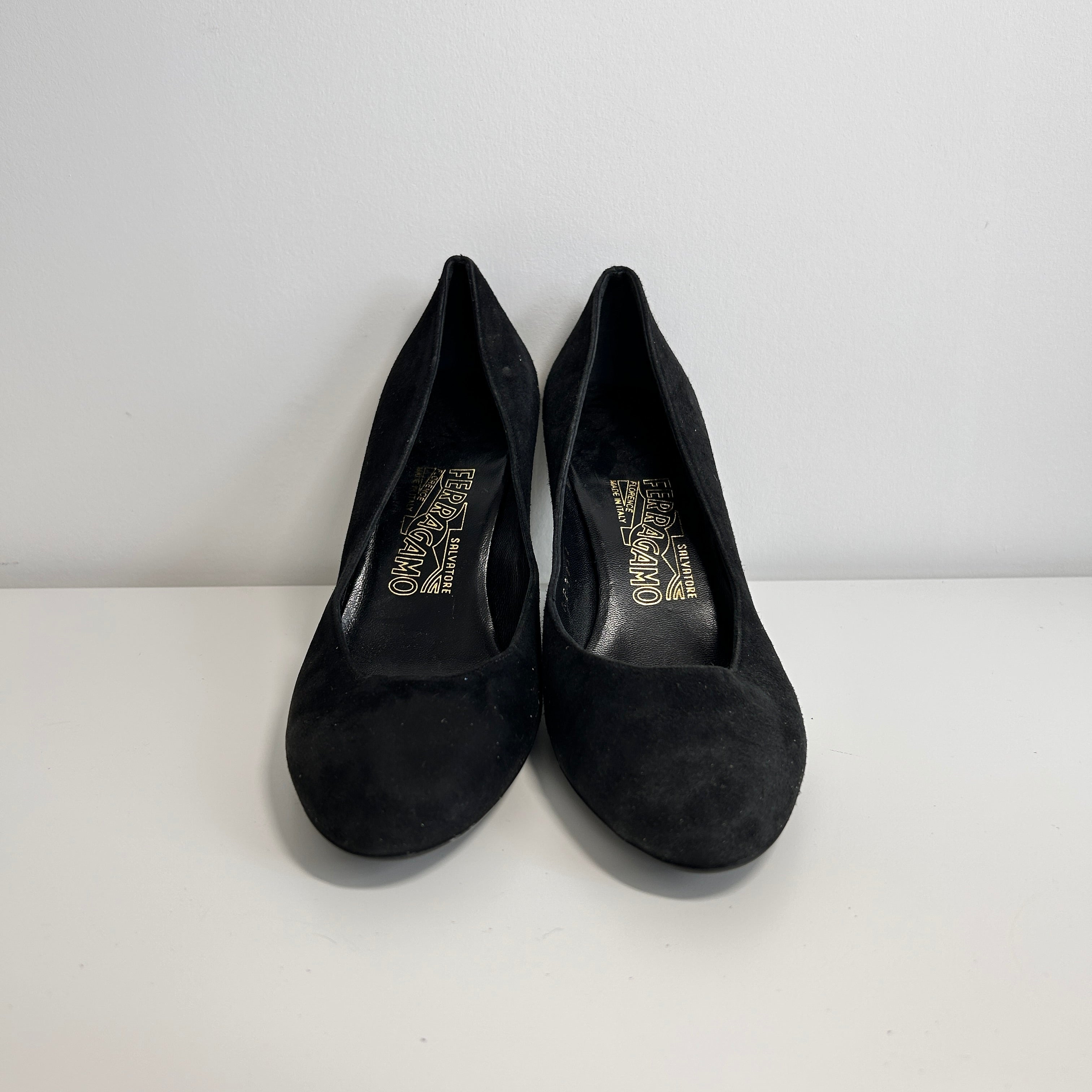 Black Suede Pumps