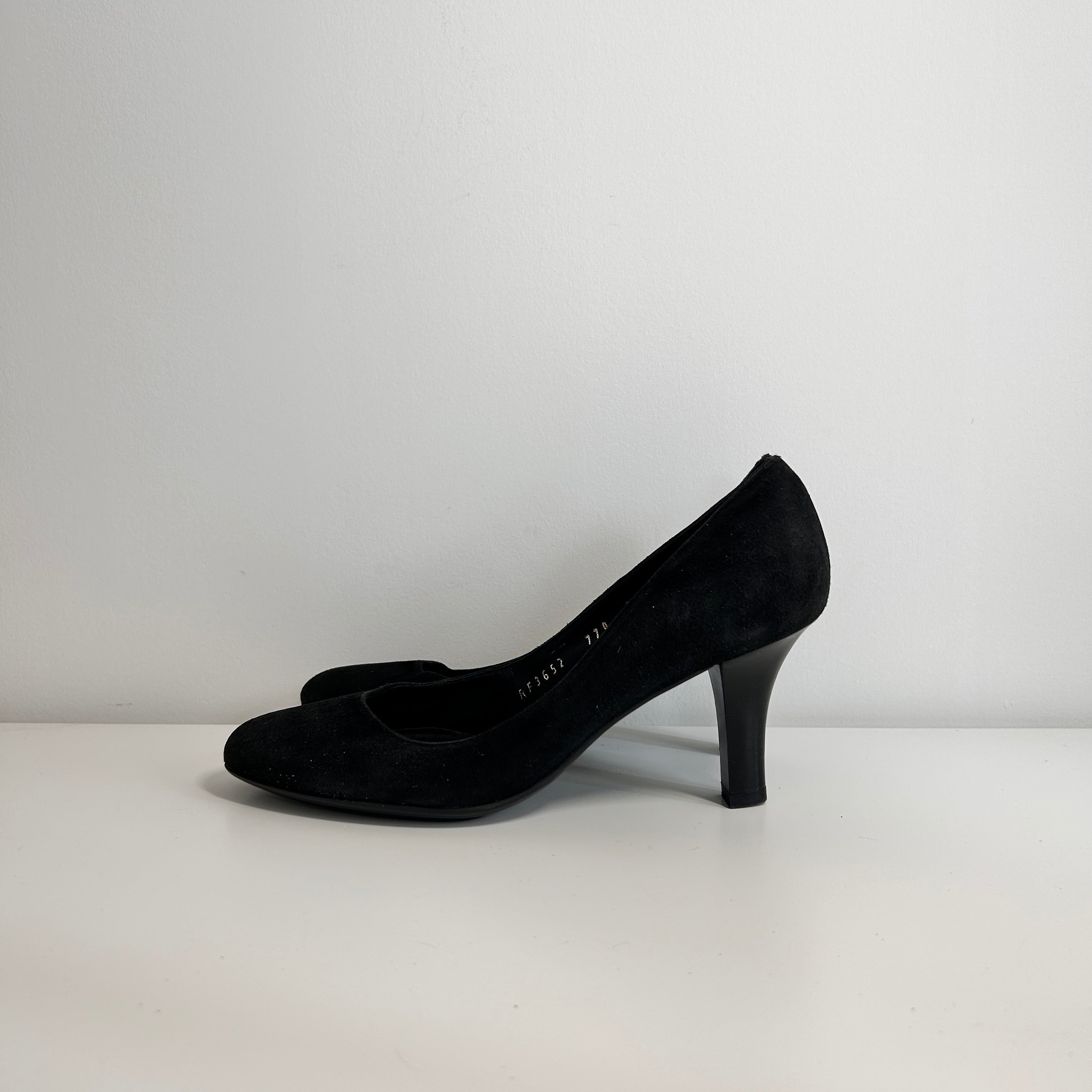 Black Suede Pumps