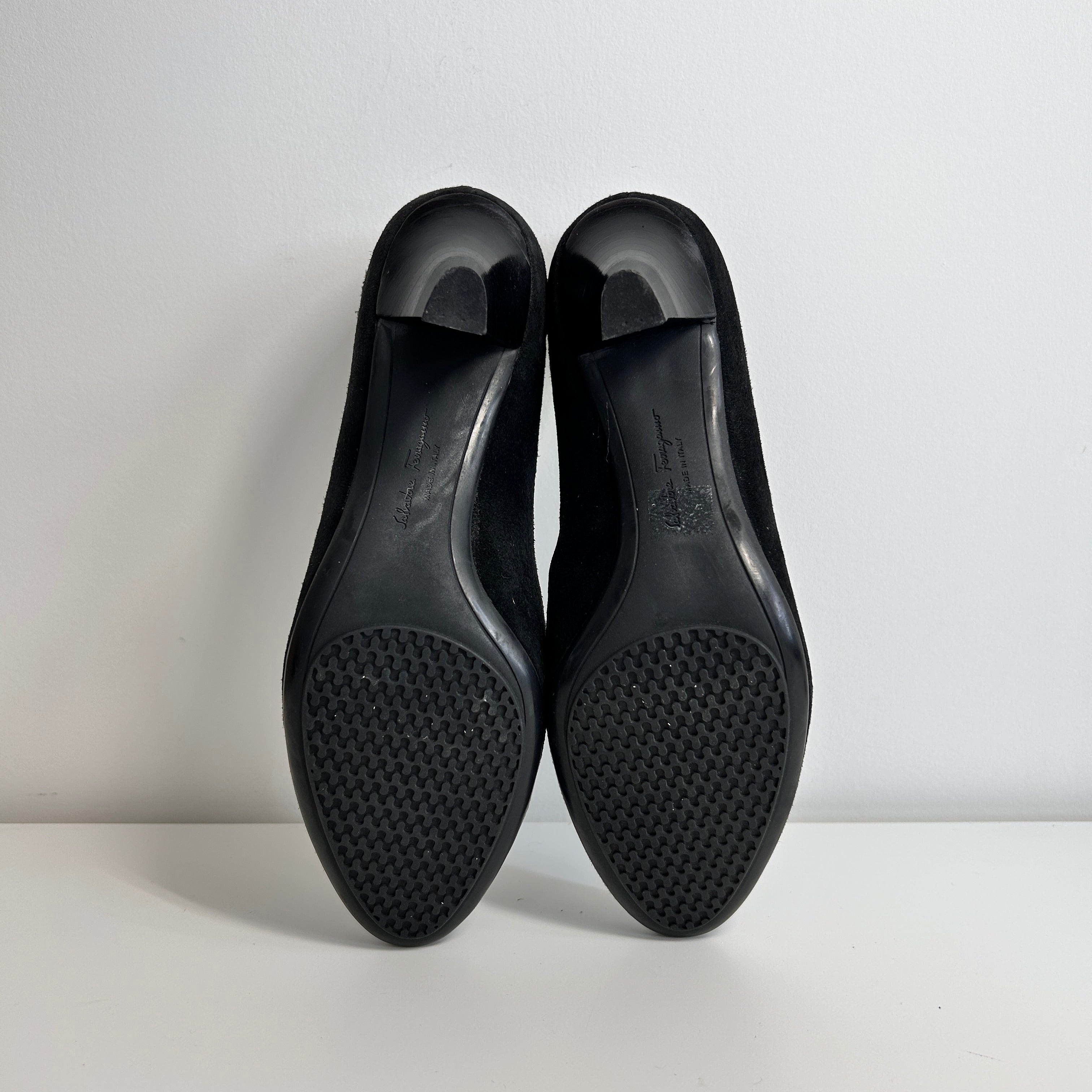 Black Suede Pumps