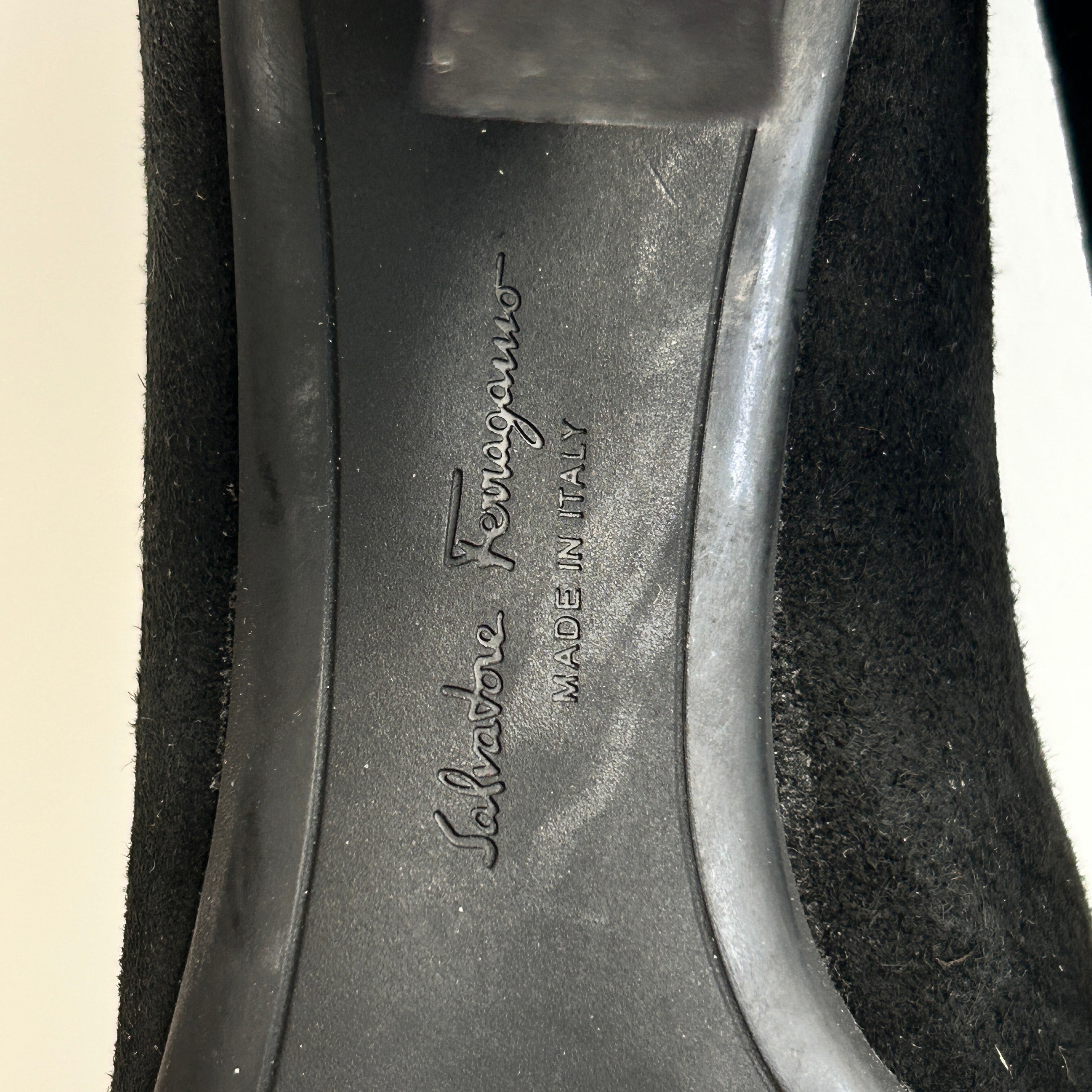 Black Suede Pumps