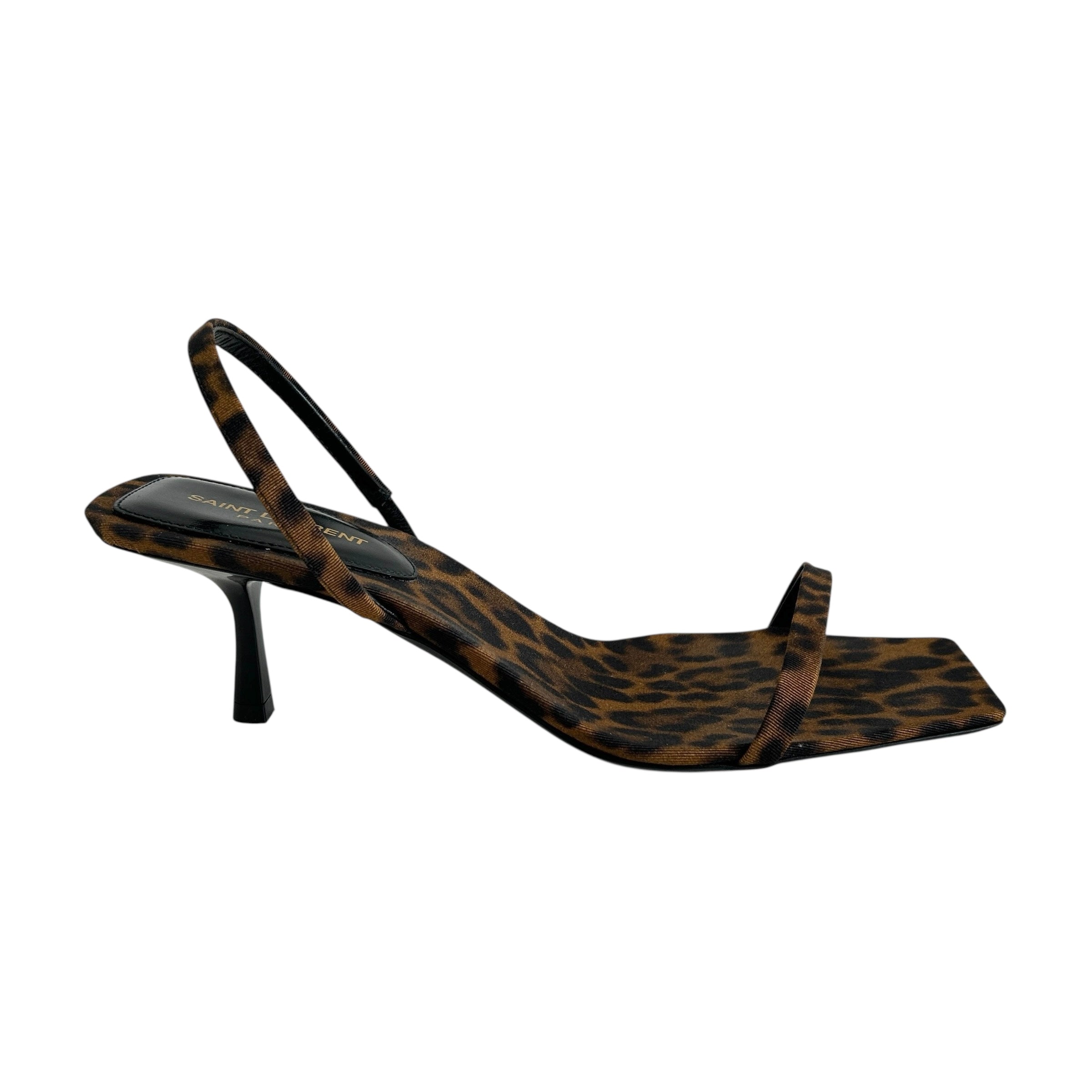 Leopard-Print Jaspe 55 Strap Kitten Heel Sandals