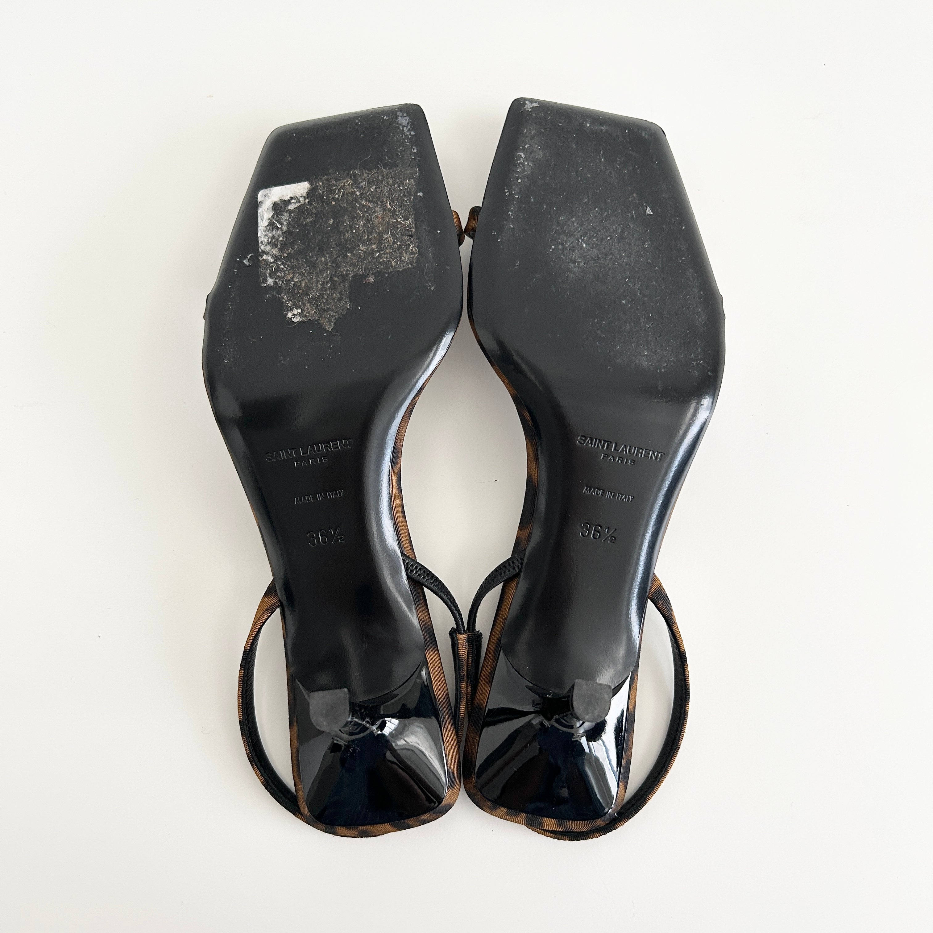 Leopard-Print Jaspe 55 Strap Kitten Heel Sandals