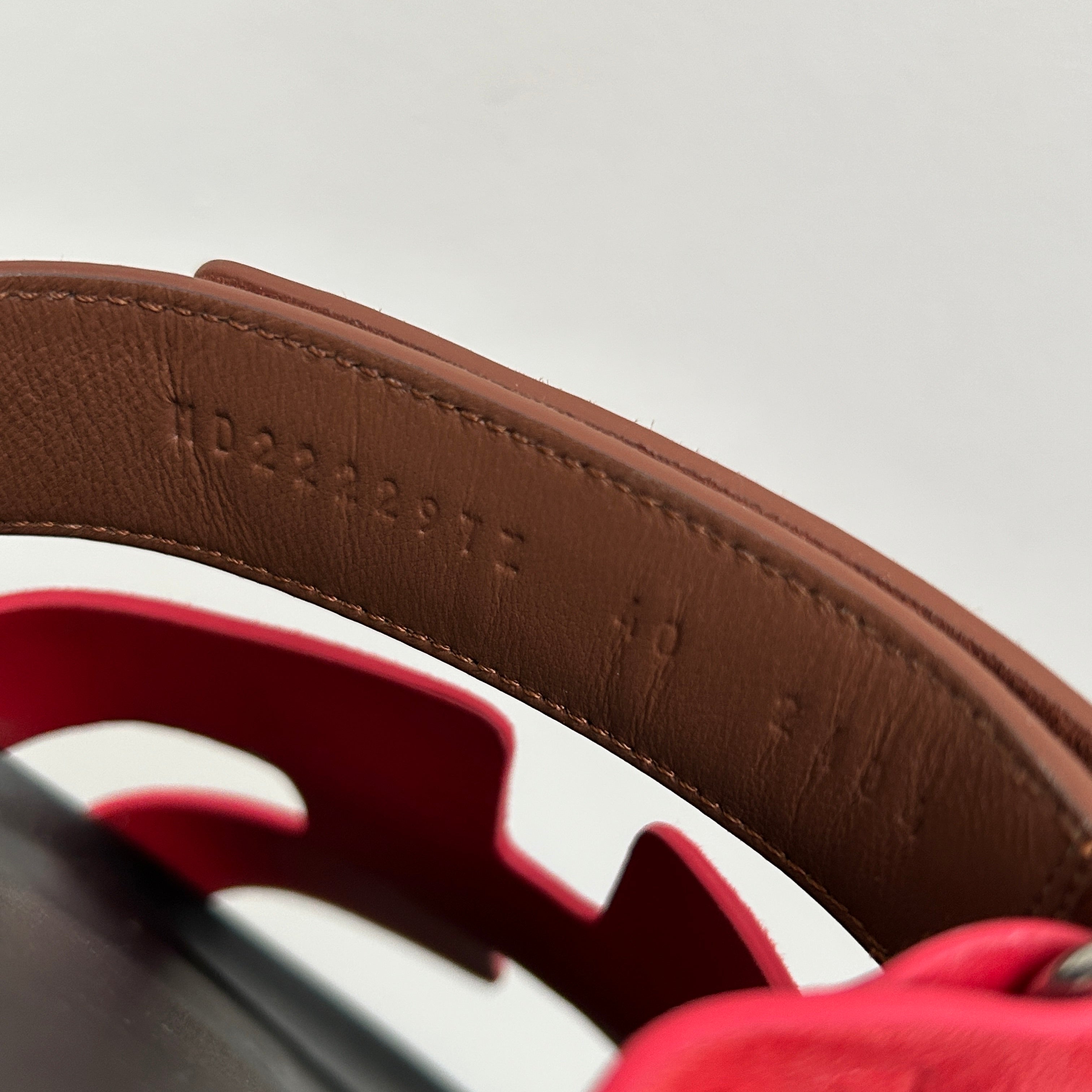 Red/Brown Chypre Suede Sandals