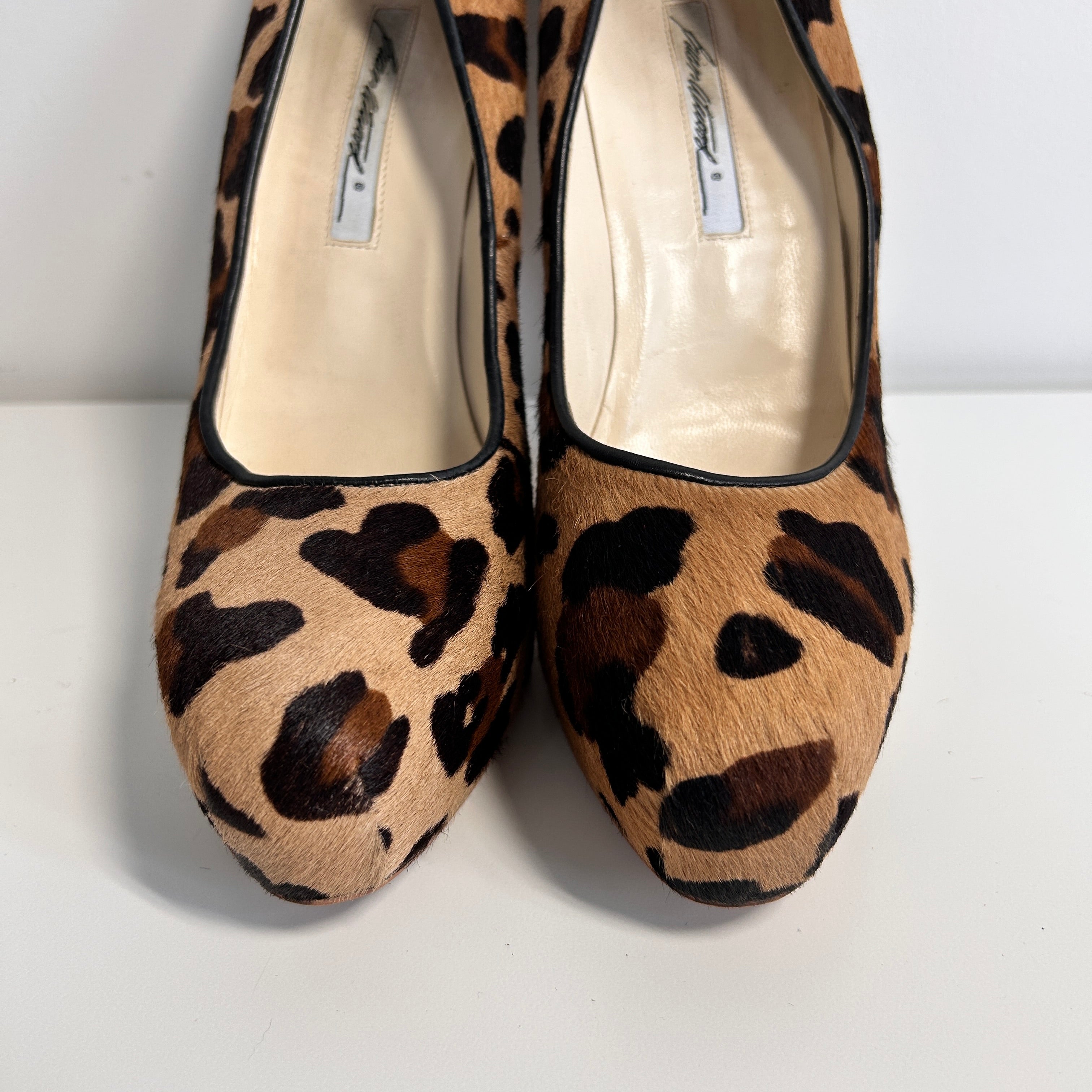 Ponyhair Animal Print Pumps
