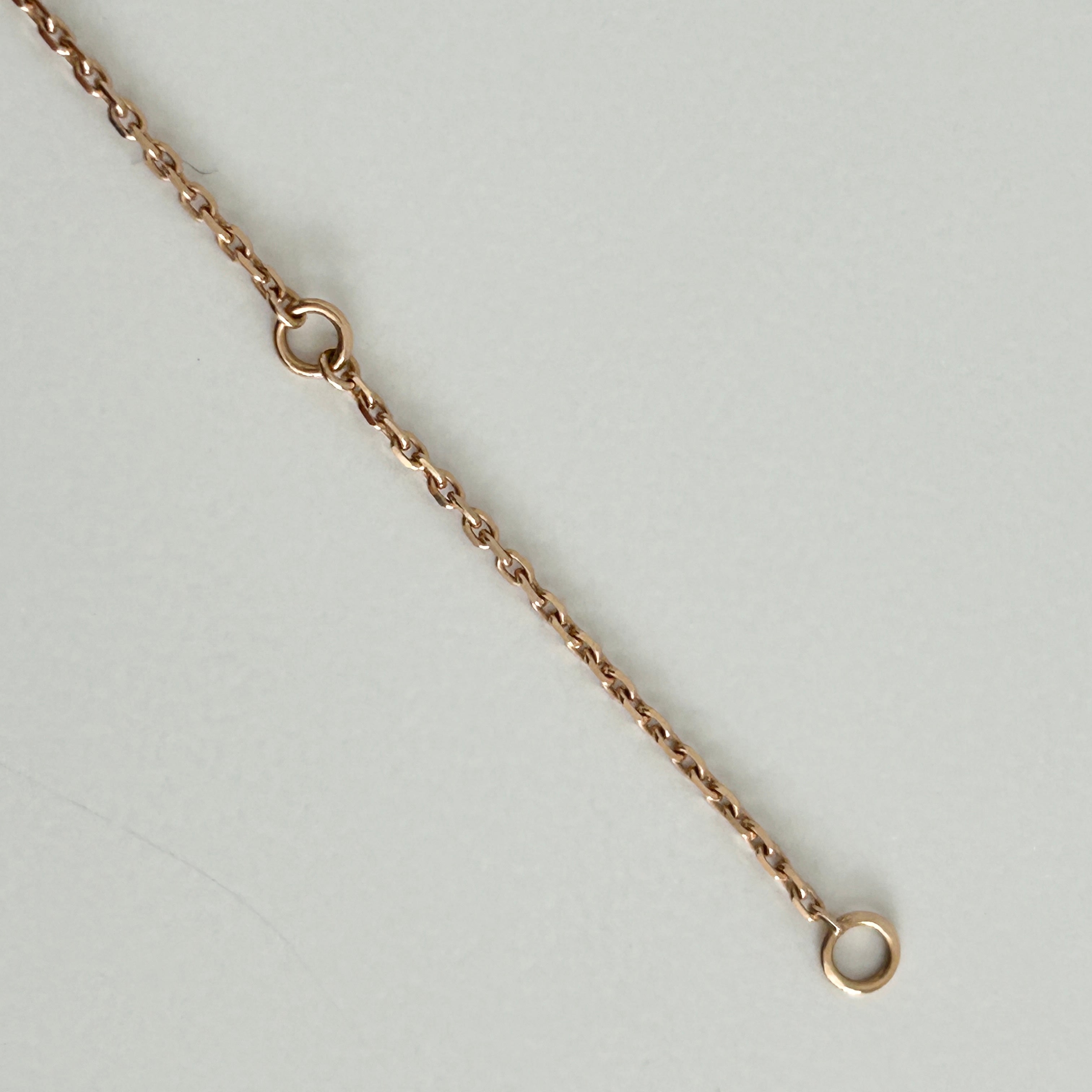 18K Rose Gold & Mother-of-pearl Lucky Spring Pendant Plum Blossom Necklace - Haute Classics