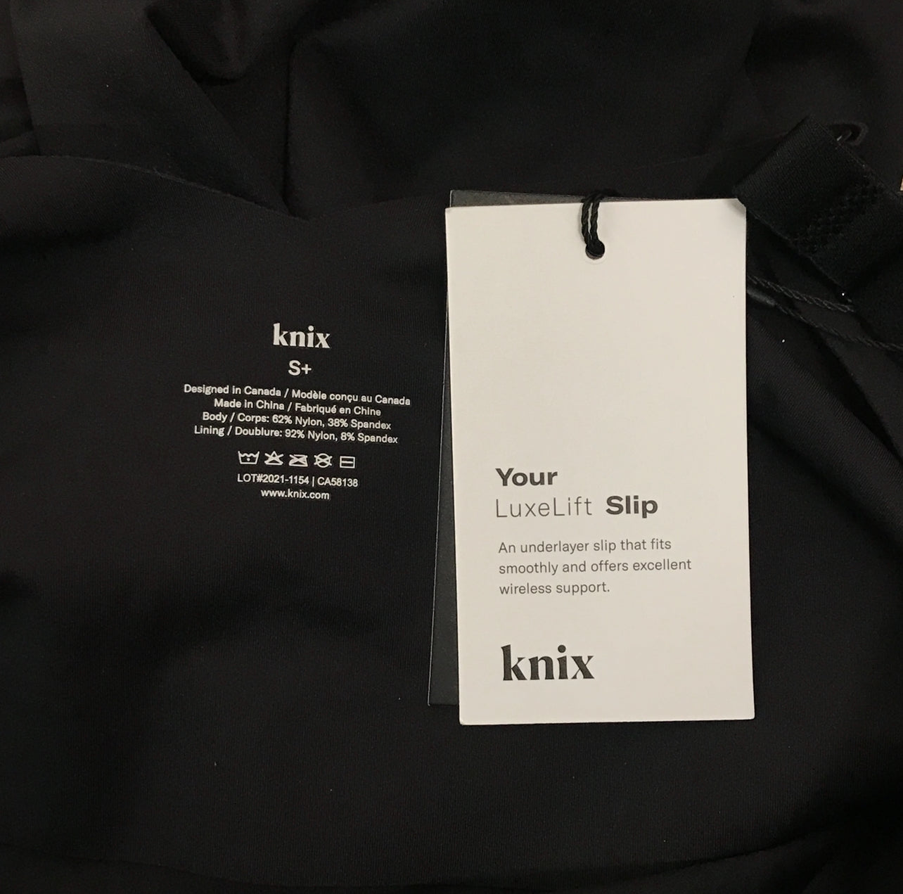 KNIX Black Luxelift Slip