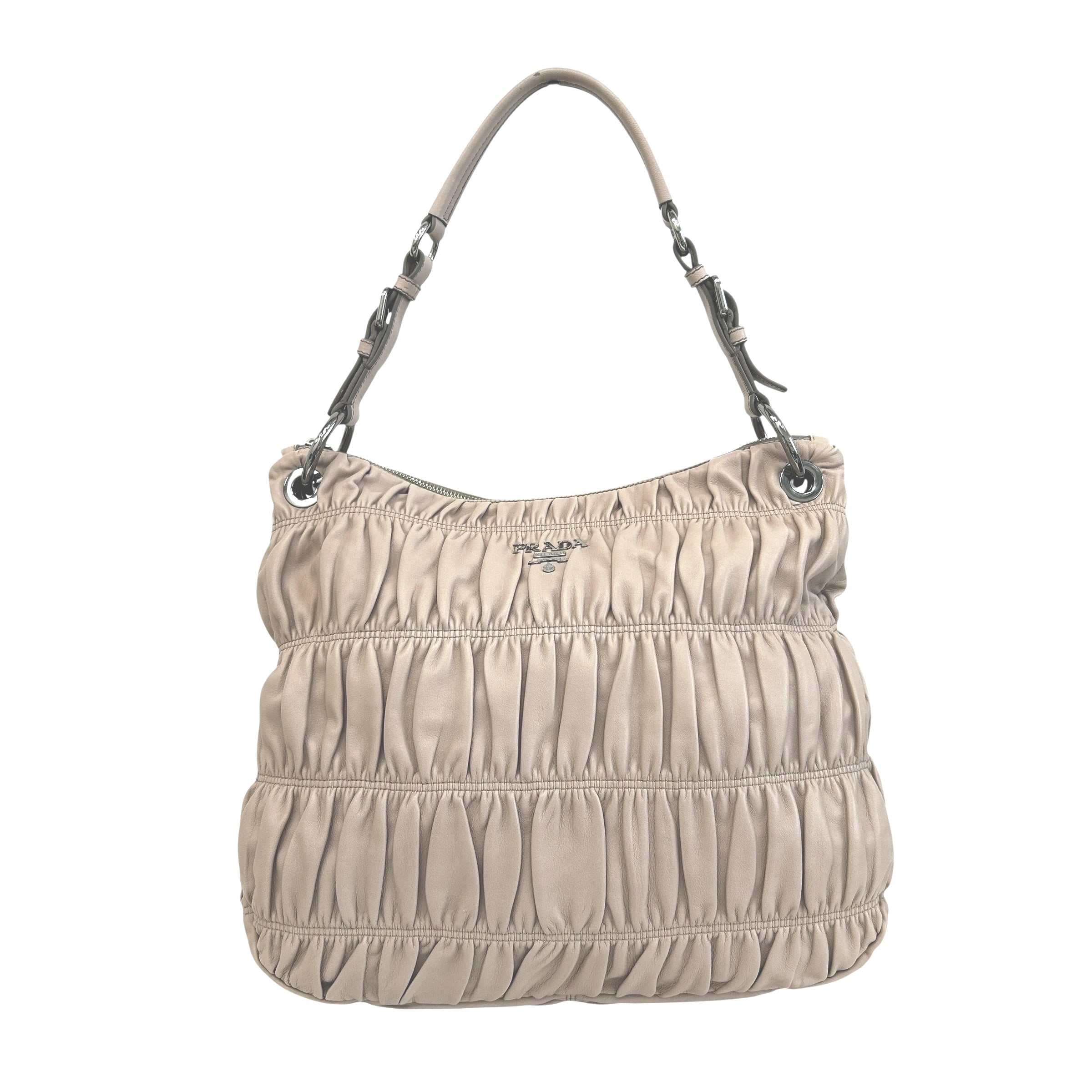 Gaufre Off White Shoulder Bag