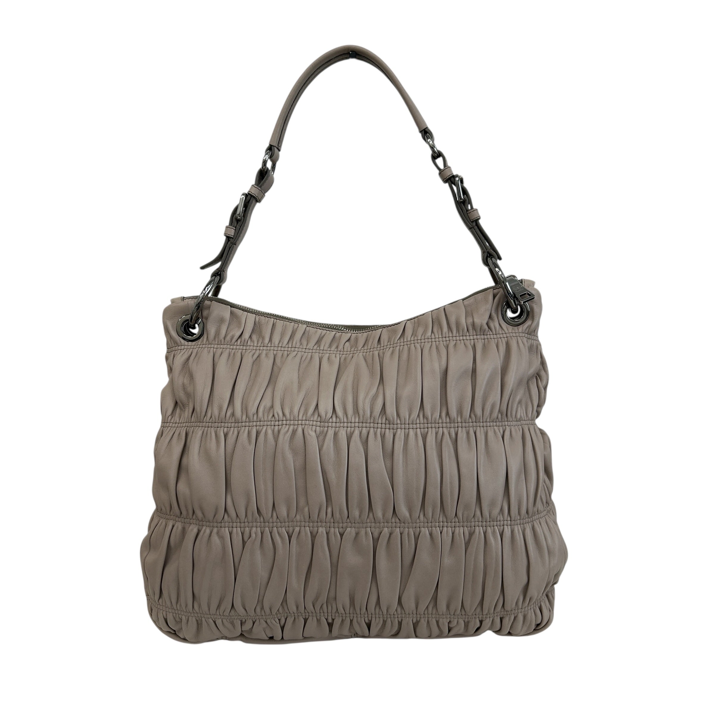 Gaufre Off White Shoulder Bag