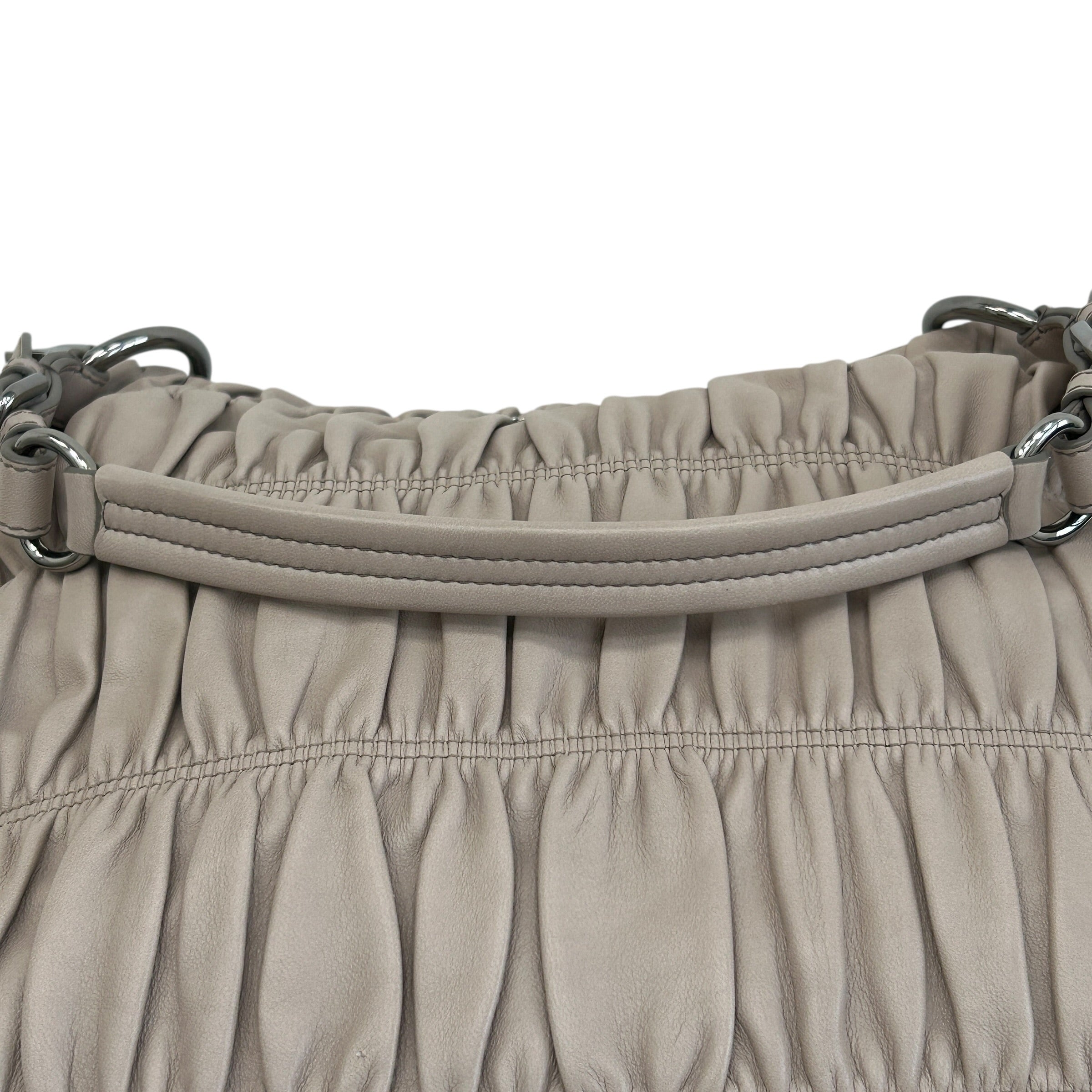 Gaufre Off White Shoulder Bag