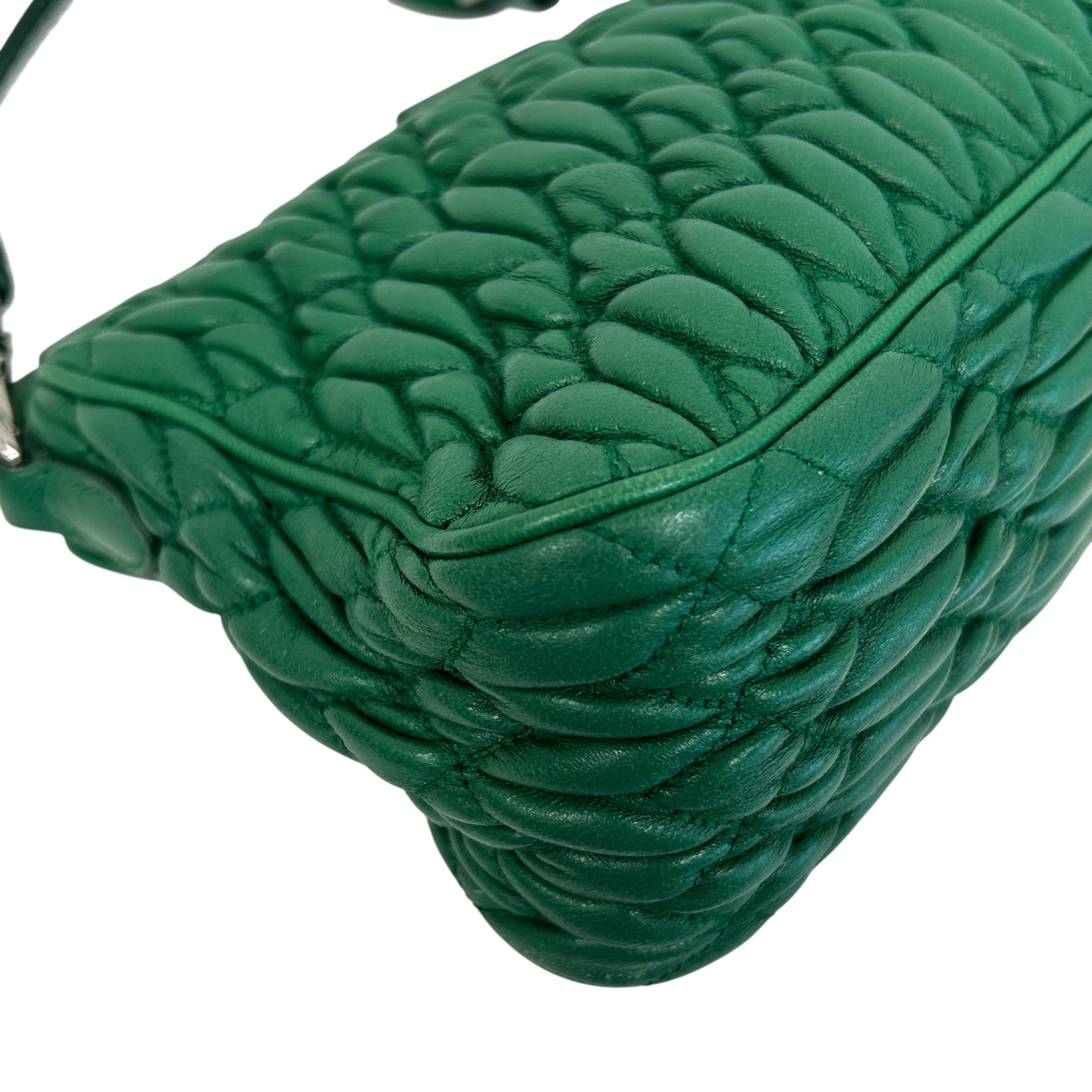 Green Nappa Frame Bag - Haute Classics