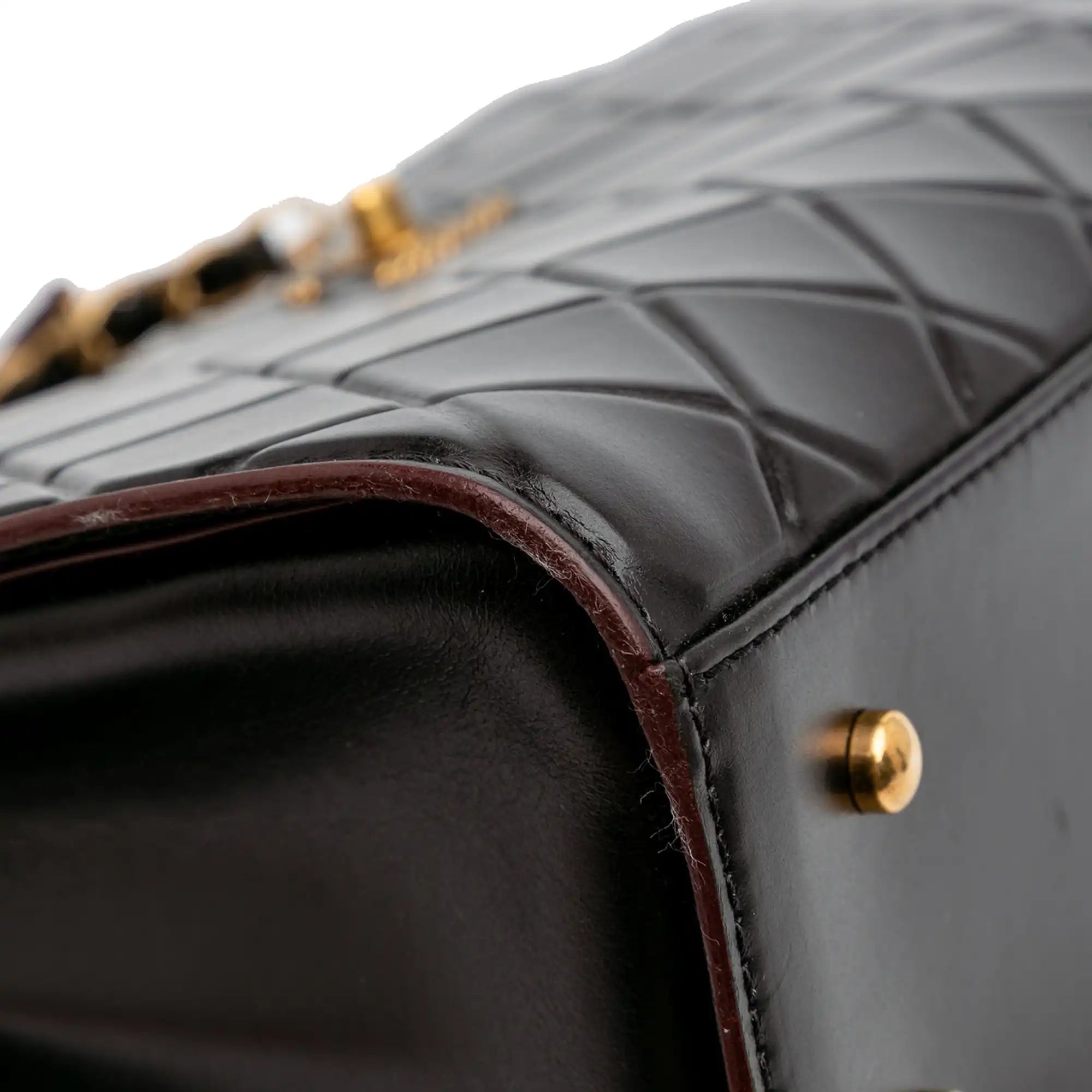 CC Quilted Calfskin Front Pocket Shopping Tote GHW