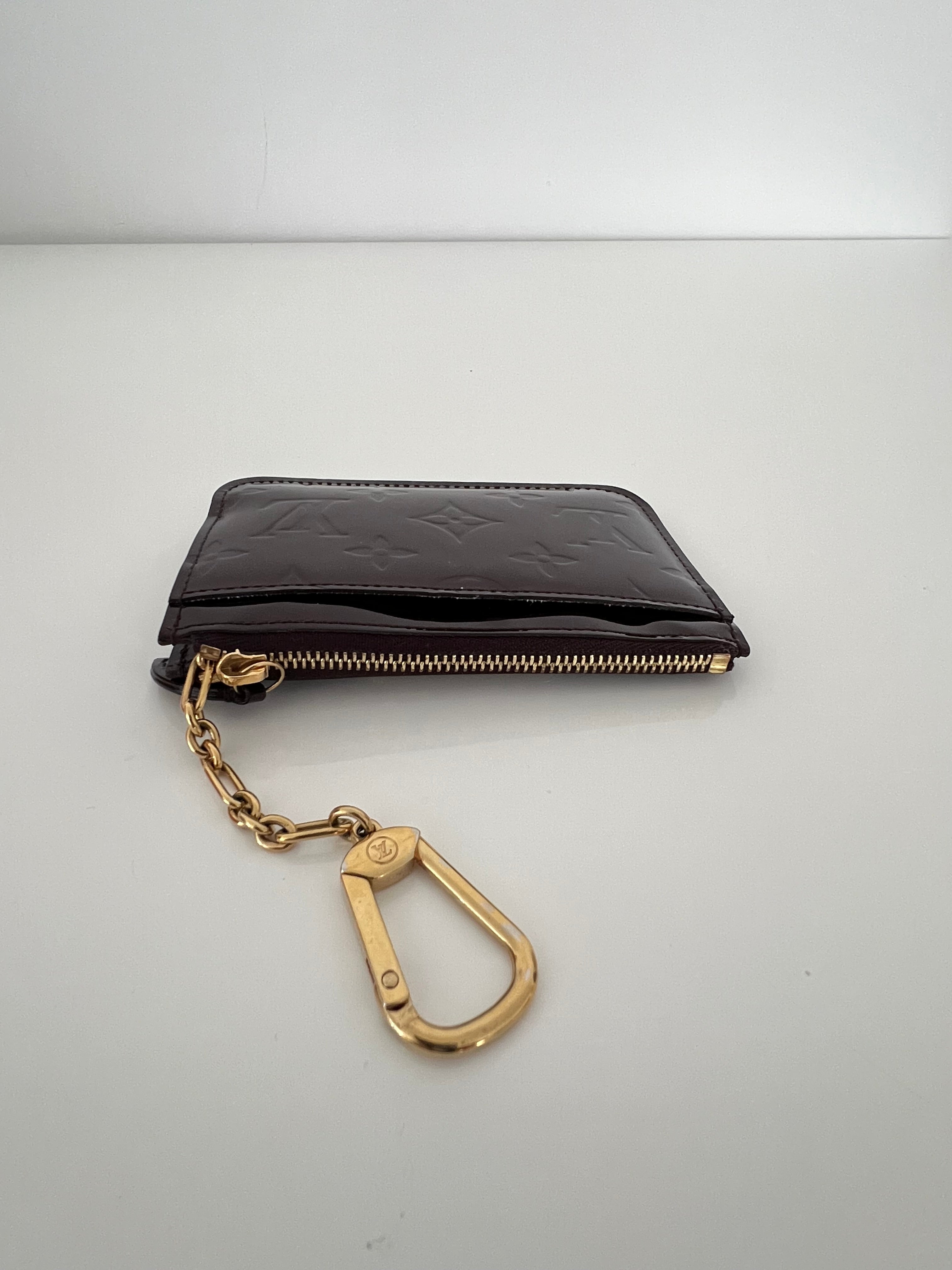 Vernis Empriente Leather Key Card Case Wallet w/GHW