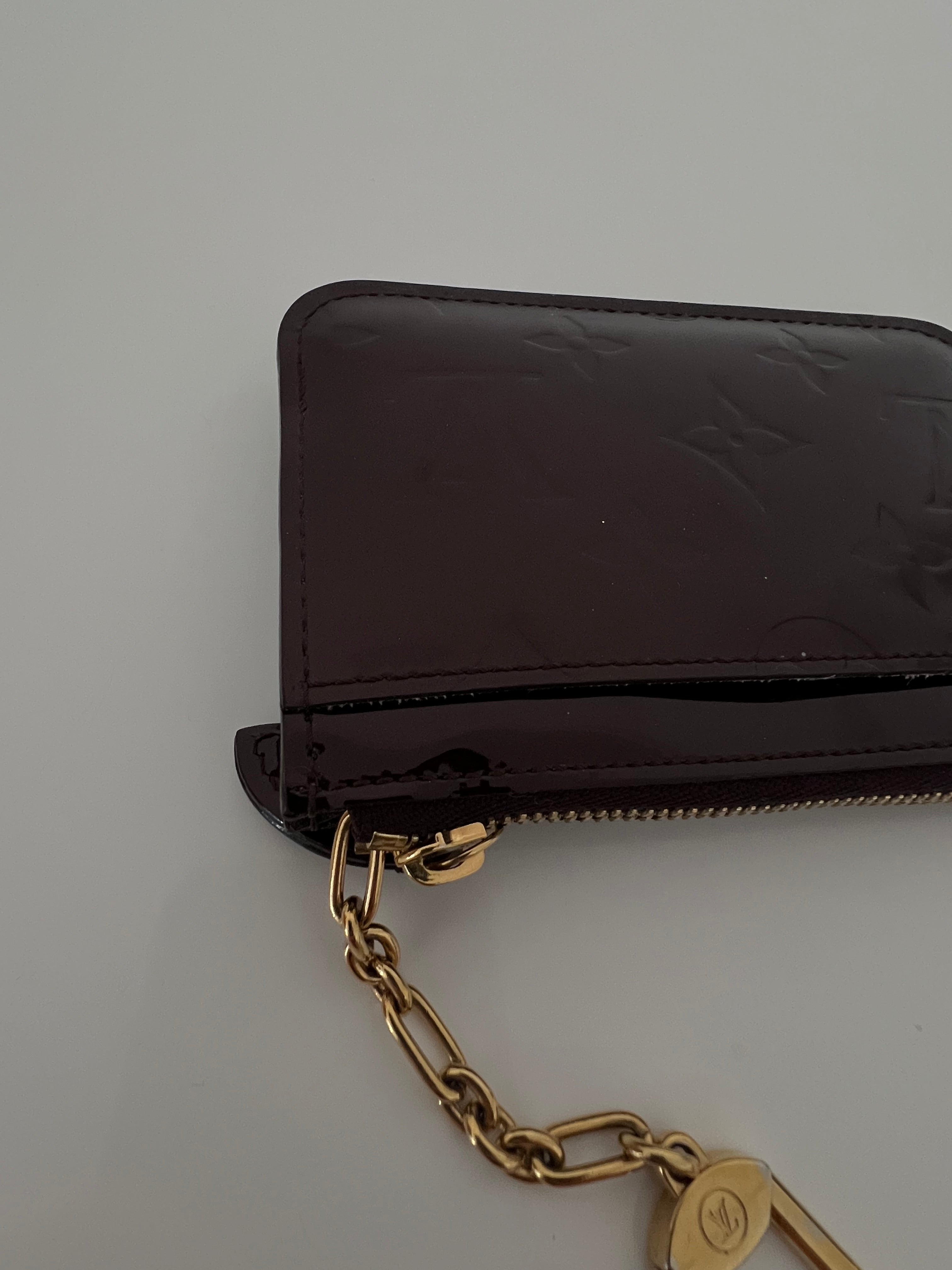 Vernis Empriente Leather Key Card Case Wallet w/GHW