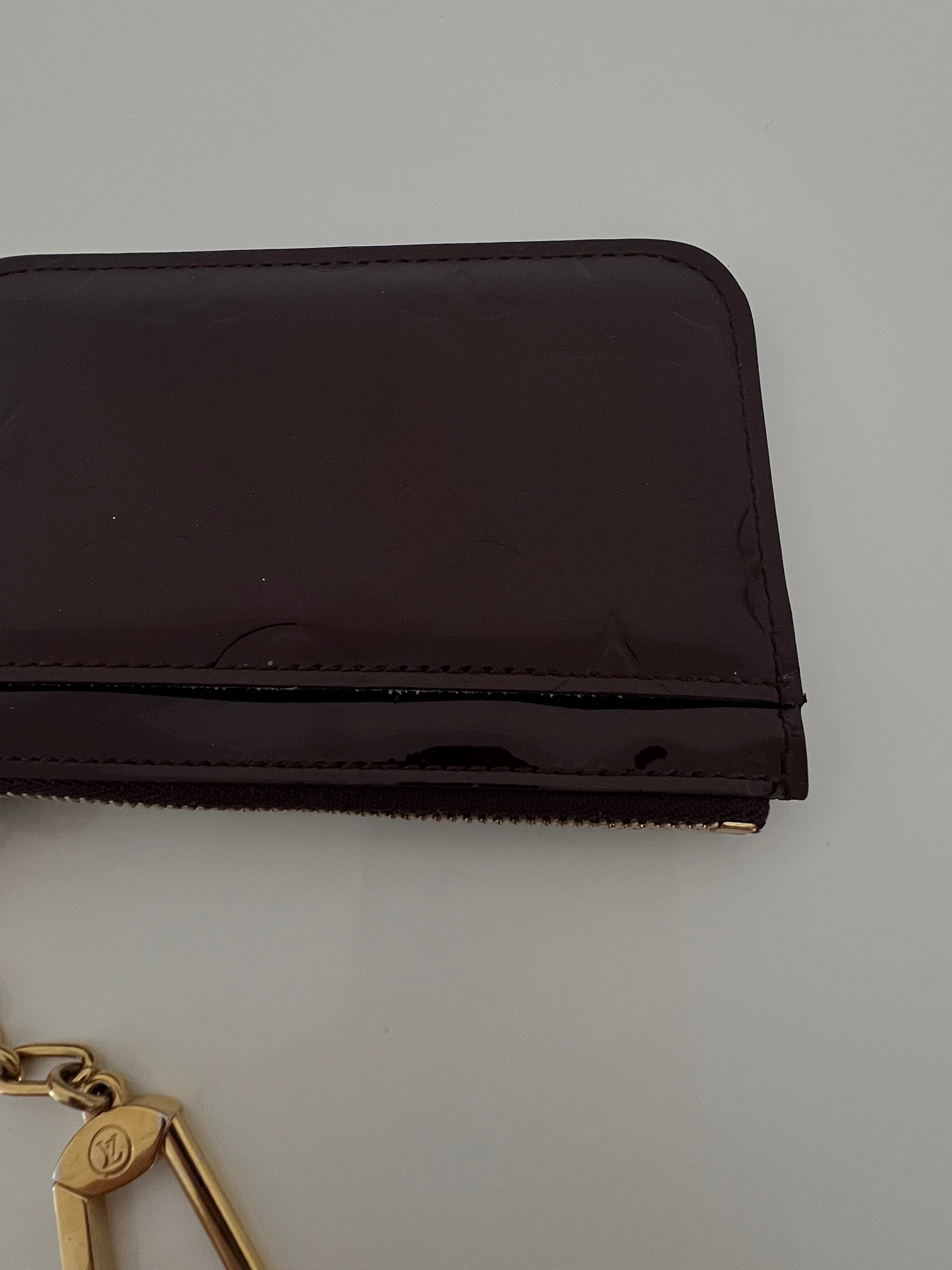 Vernis Empriente Leather Key Card Case Wallet w/GHW