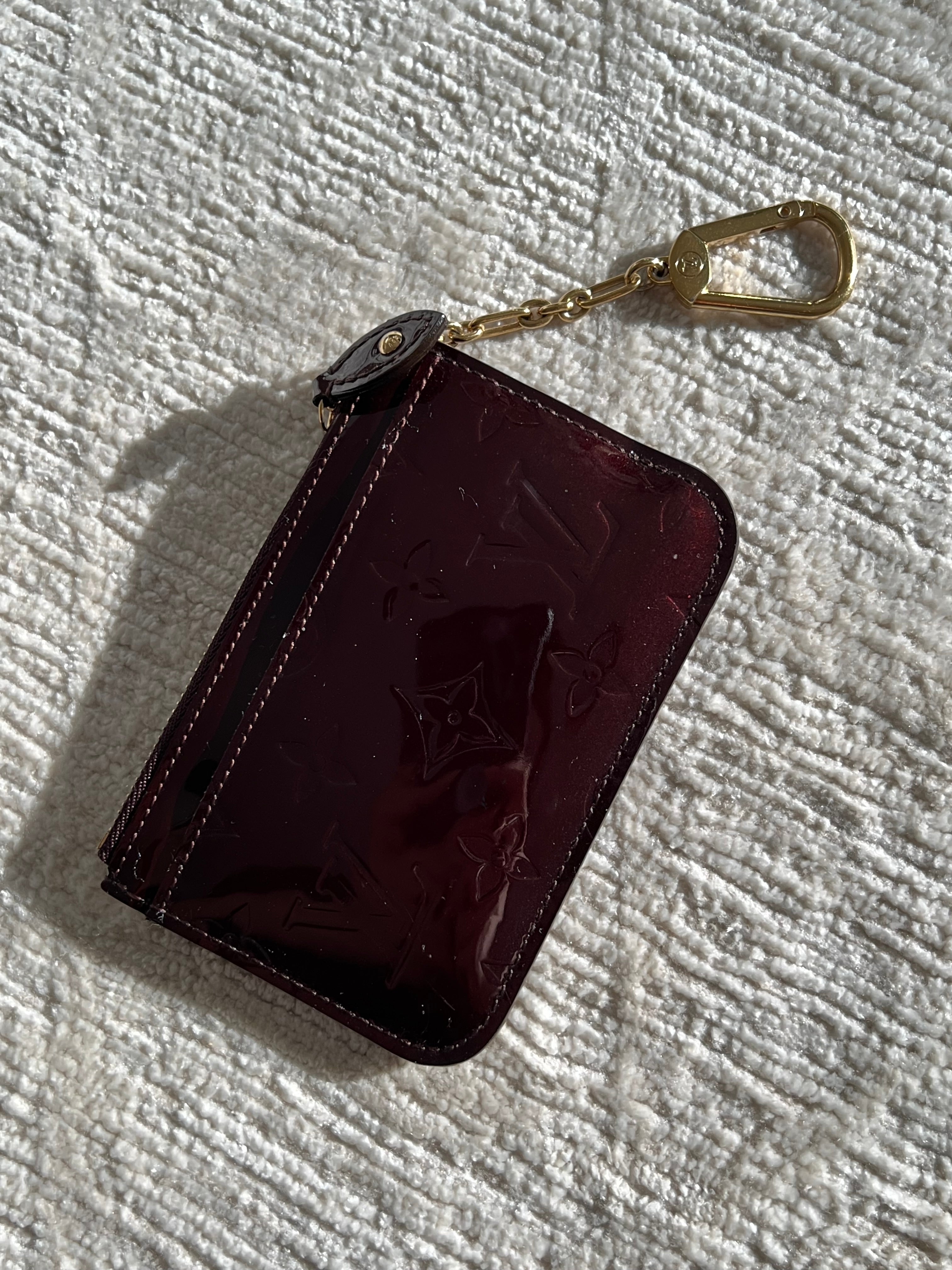 Vernis Empriente Leather Key Card Case Wallet w/GHW