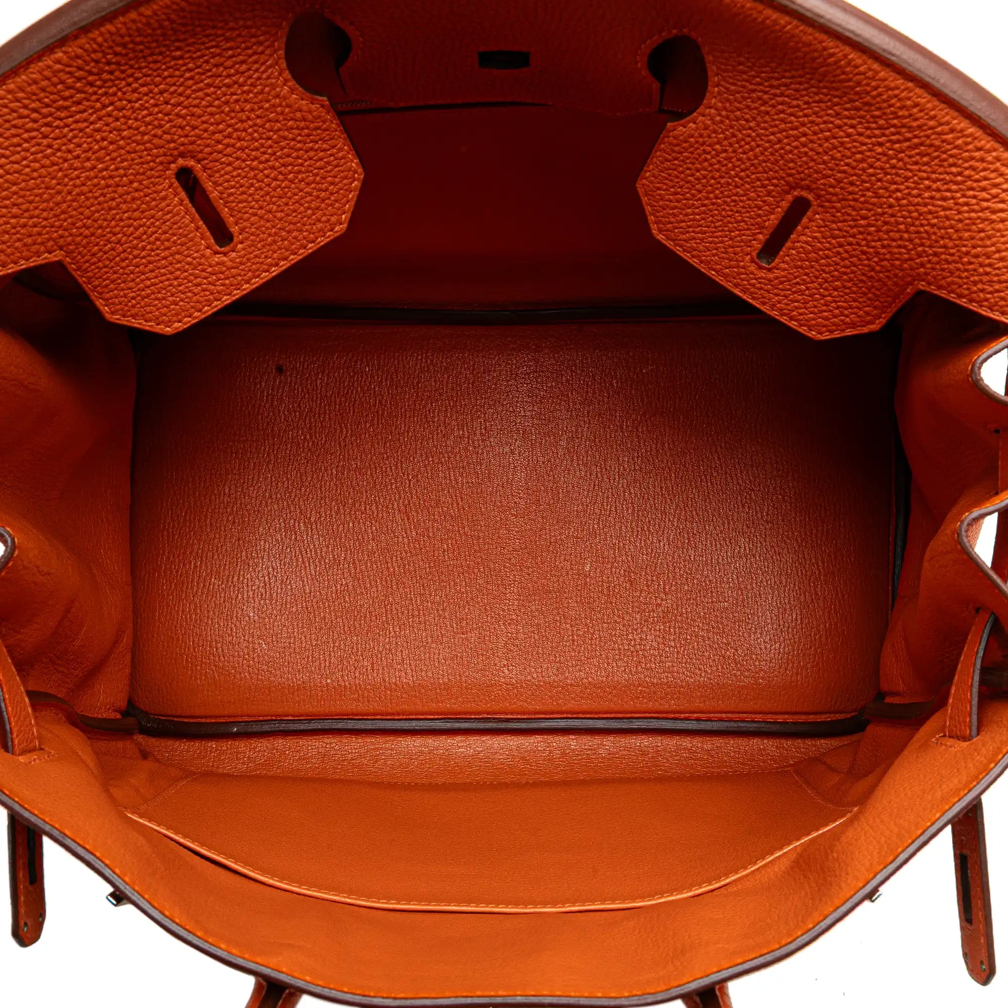 Orange Clemence Retourne Birkin 35 PHW