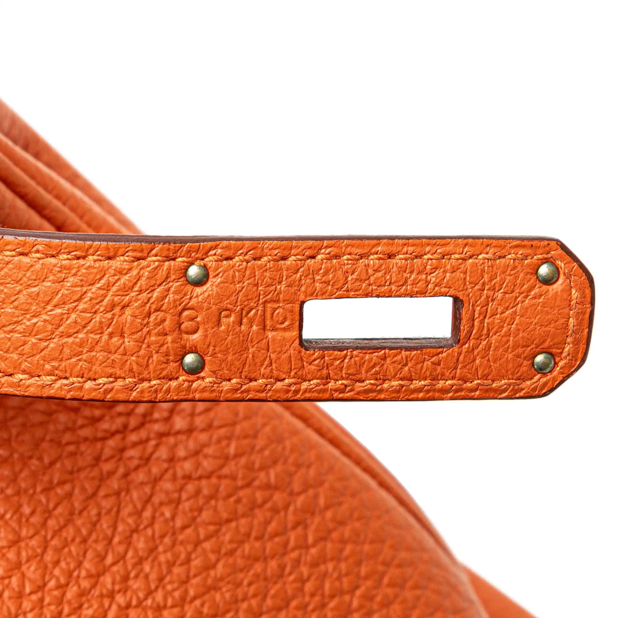 Orange Clemence Retourne Birkin 35 PHW