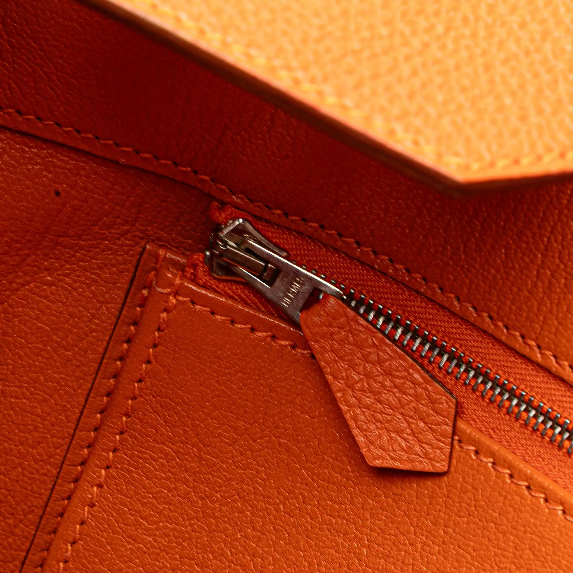 Orange Clemence Retourne Birkin 35 PHW