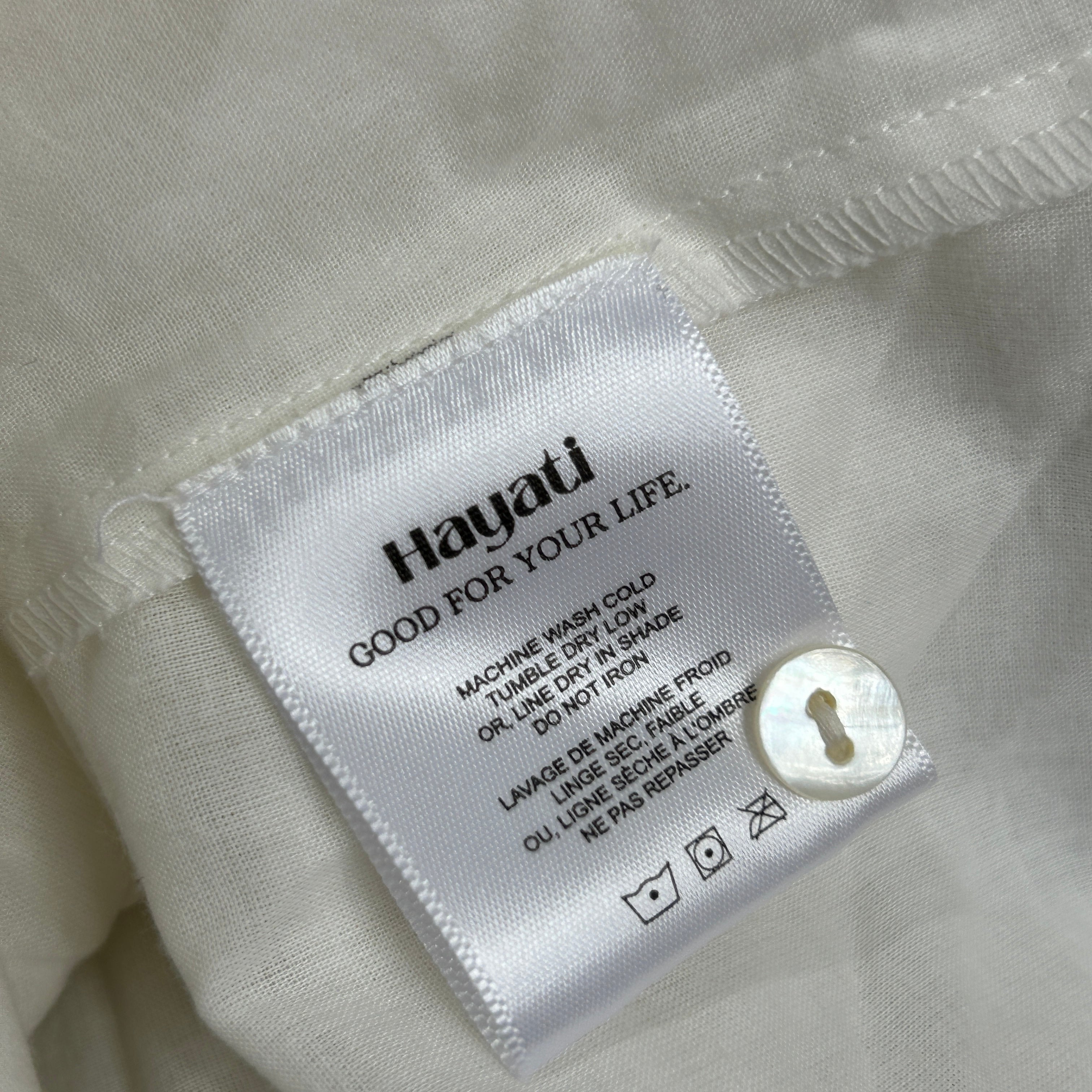 HAYATI White Linen Dress