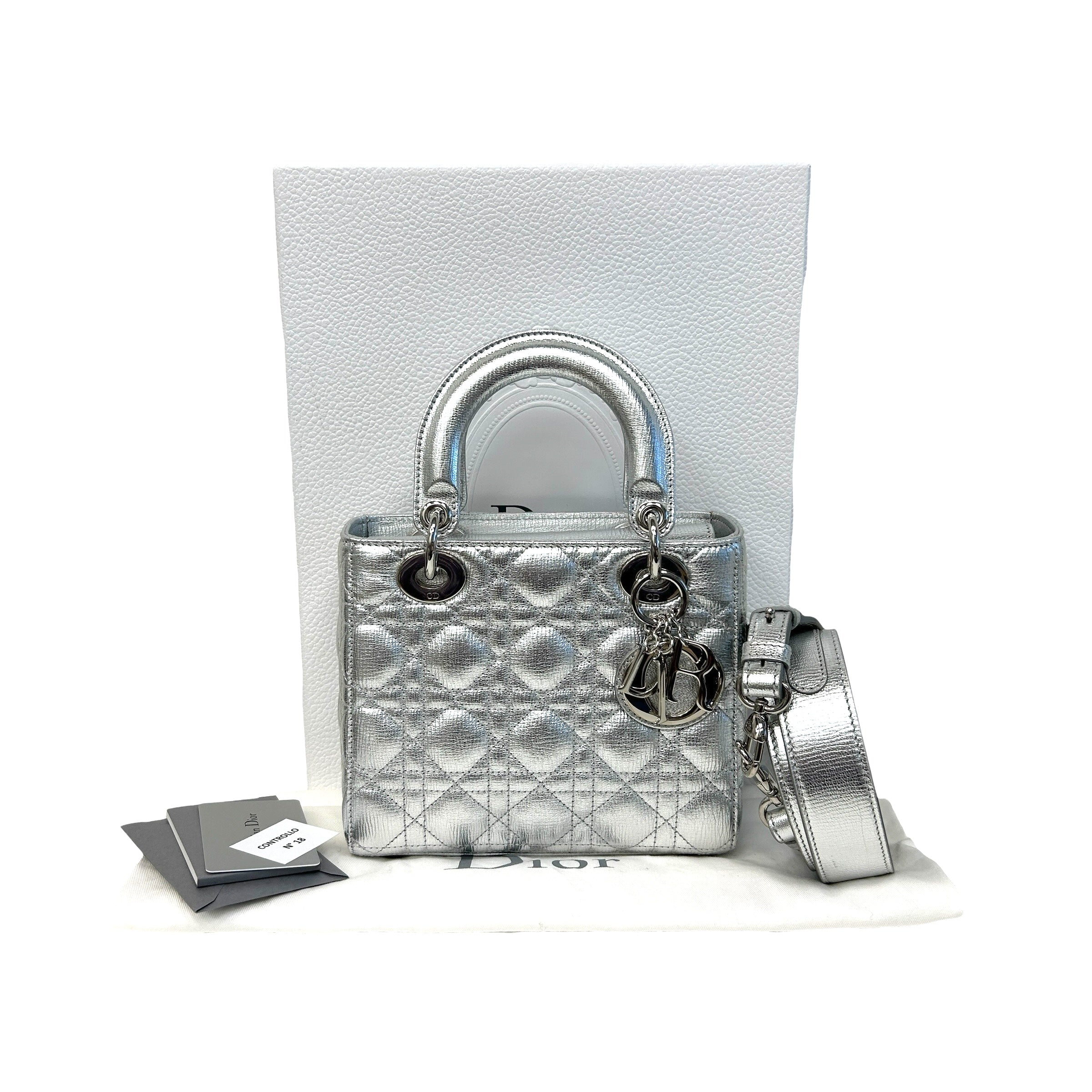 Silver Small My ABCDior Lady Dior - Haute Classics
