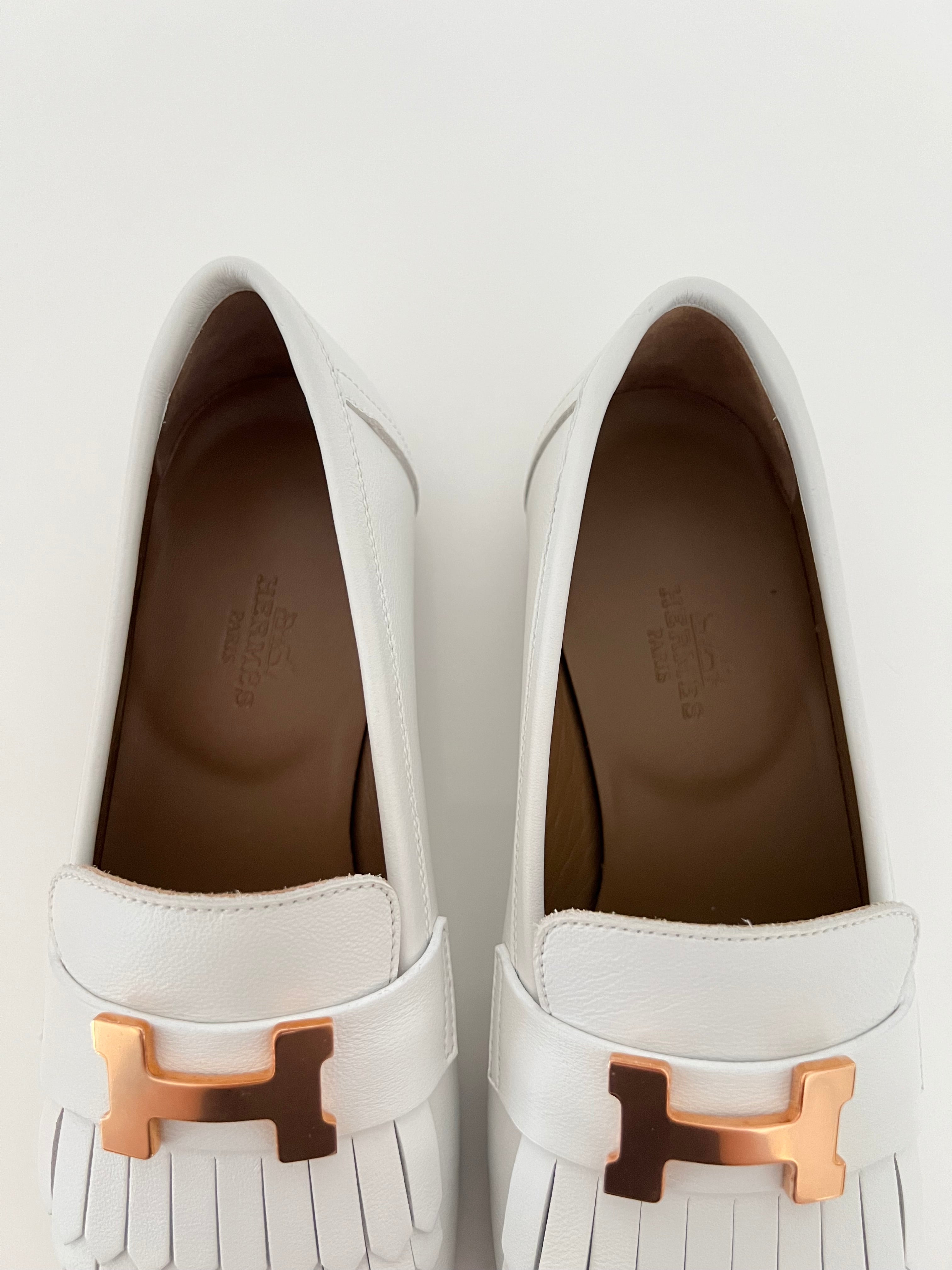 White Royal Loafer w/RGHW