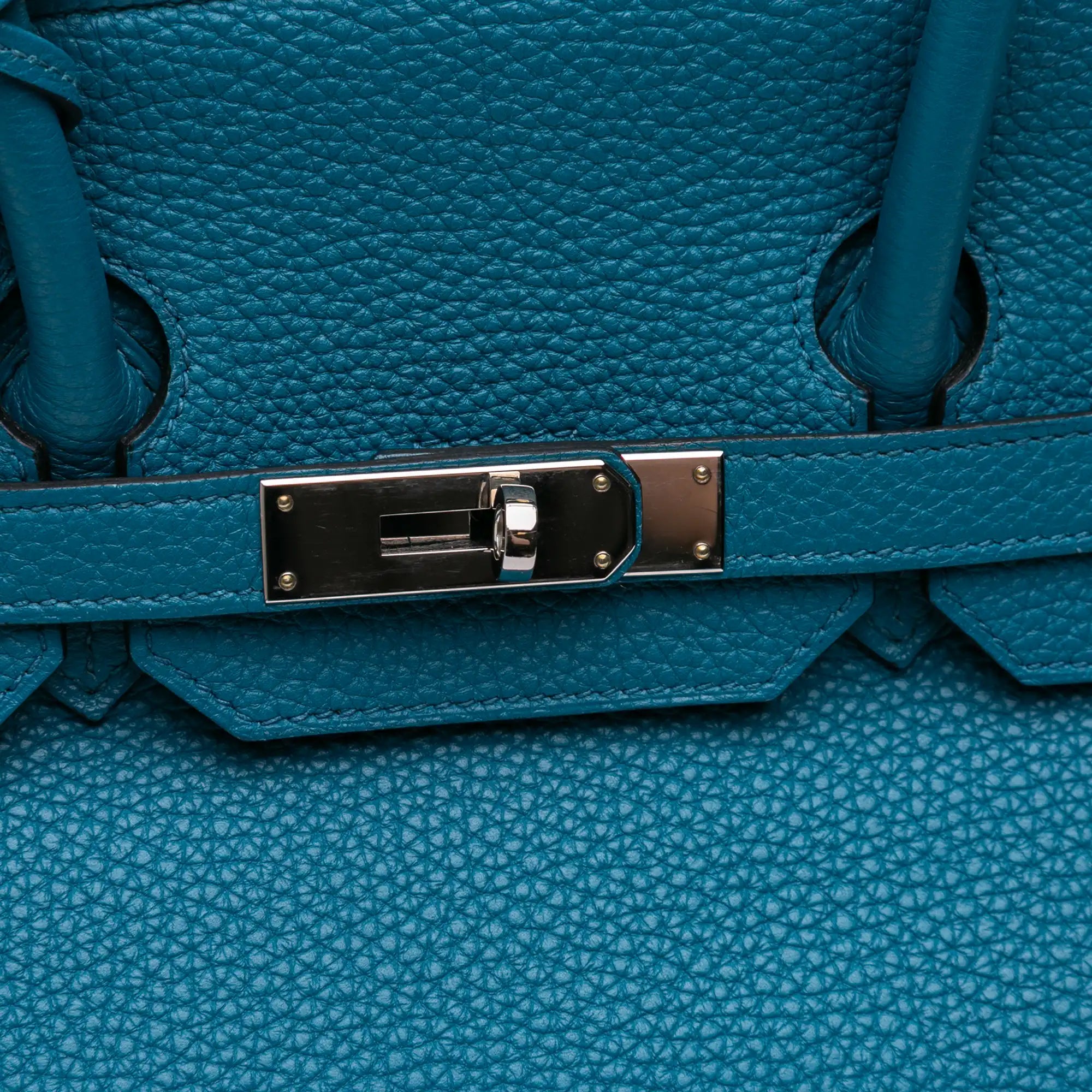 Vert Bosphore Retourne Togo Birkin 35 PHW