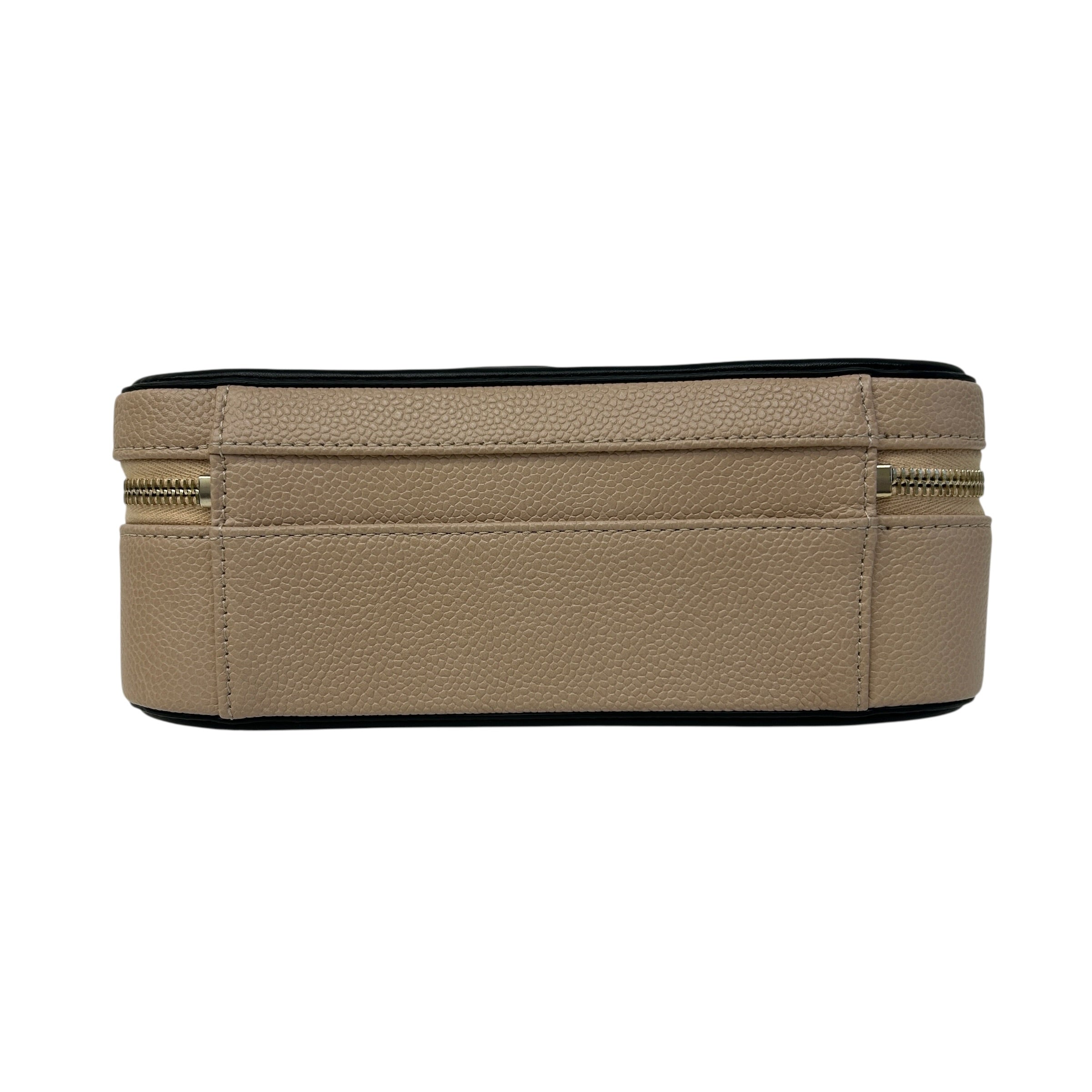 Beige Medium Filigree Vanity Case - Haute Classics