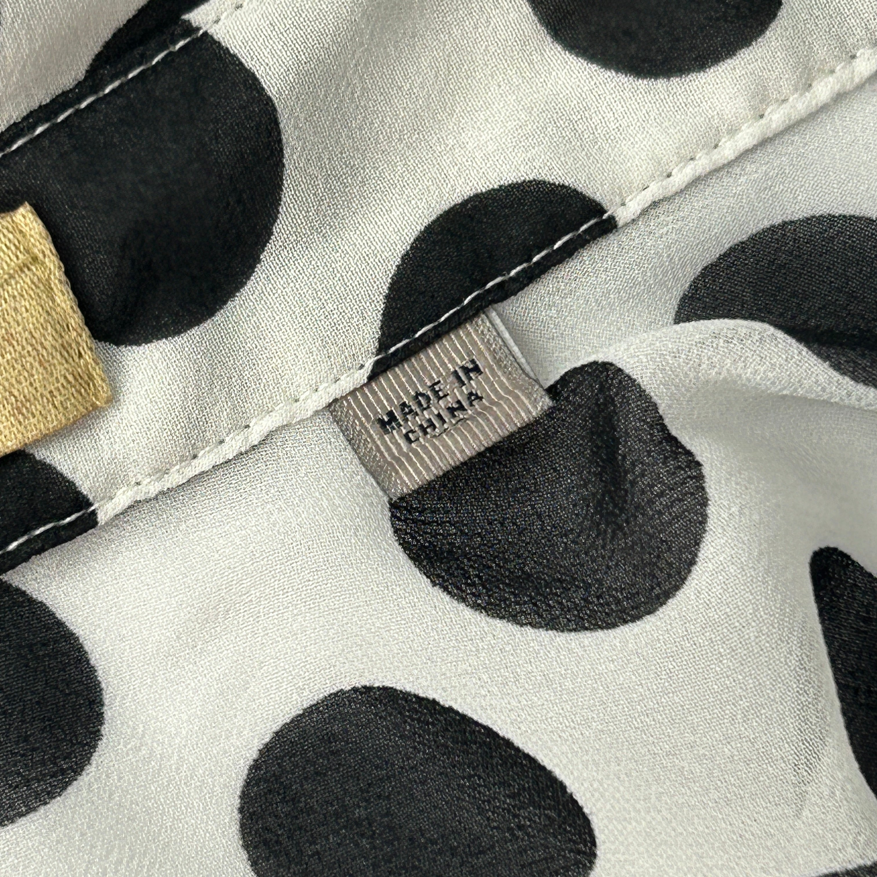 GUESS Black & White Polka dot Blouse