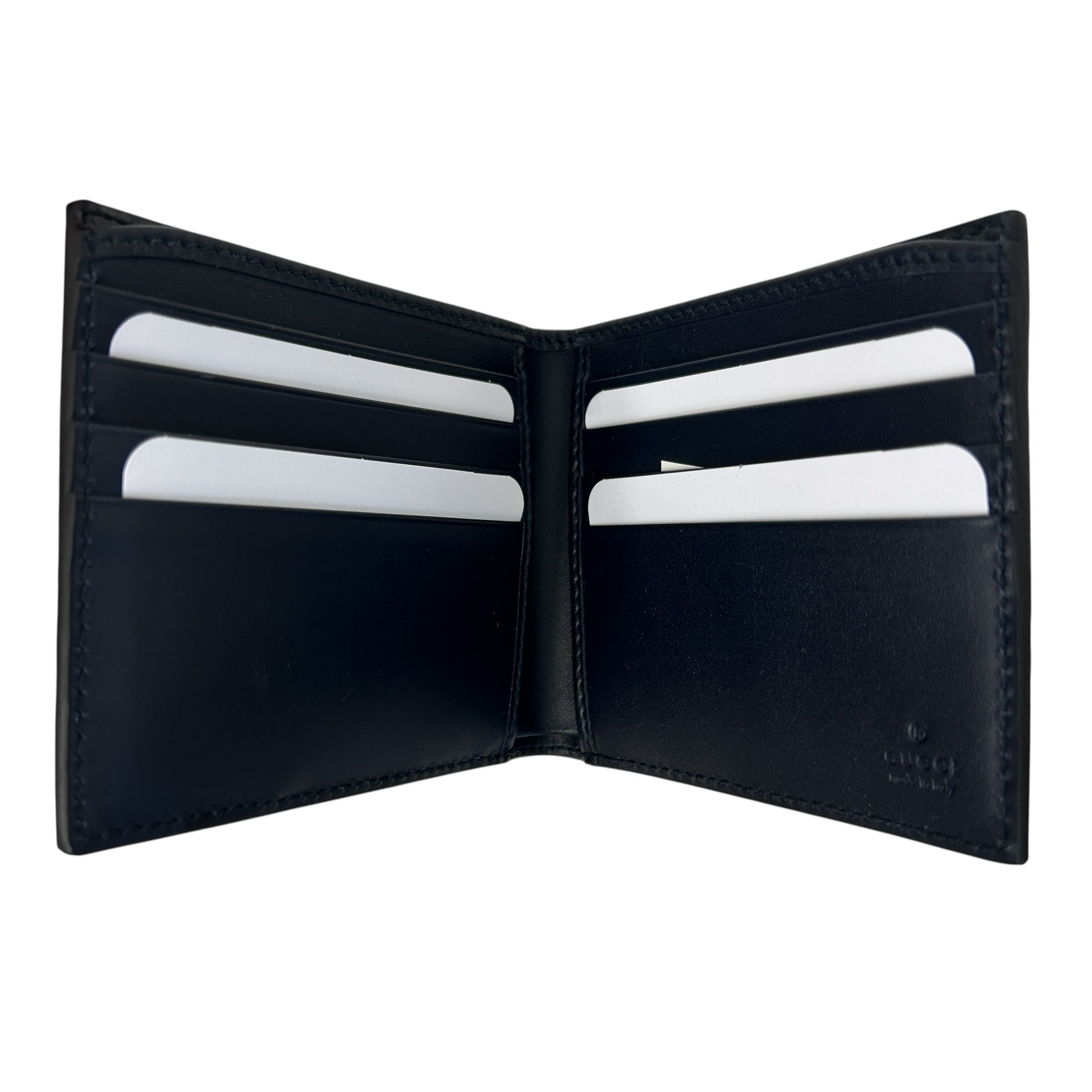 Black Guccissima Bifold Wallet - Haute Classics
