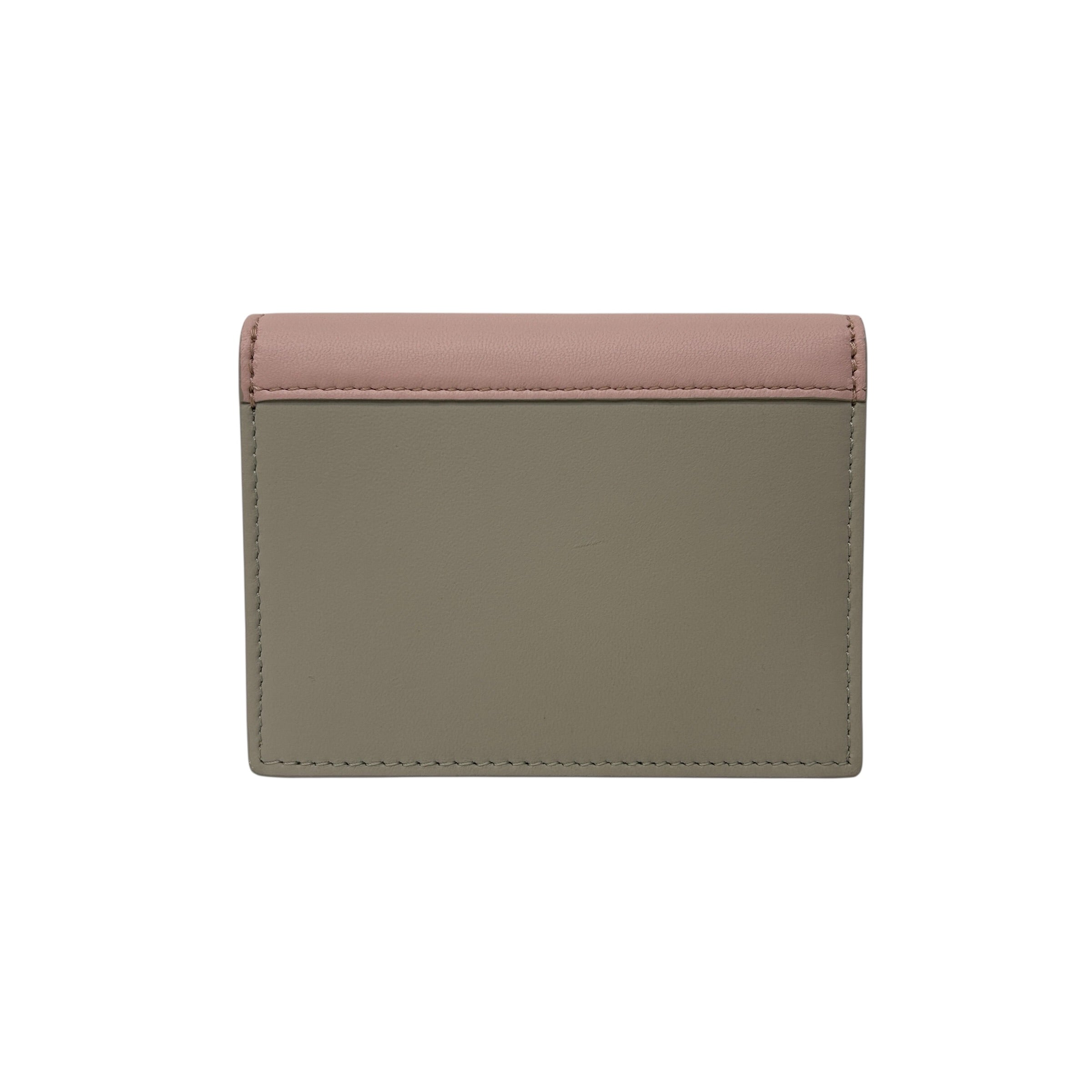 Pink/Grey Diagonal Card Holder Wallet - Haute Classics