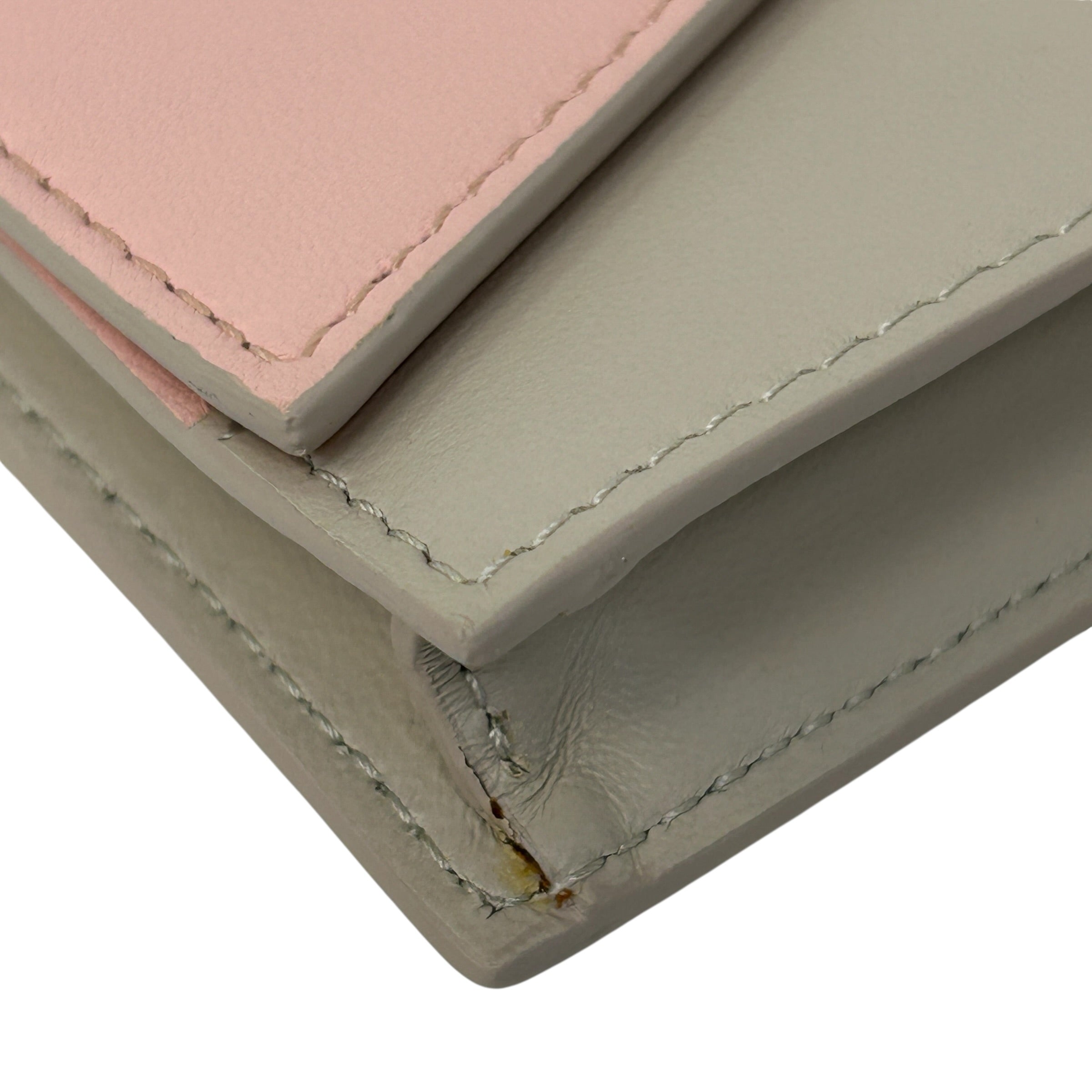 Pink/Grey Diagonal Card Holder Wallet - Haute Classics