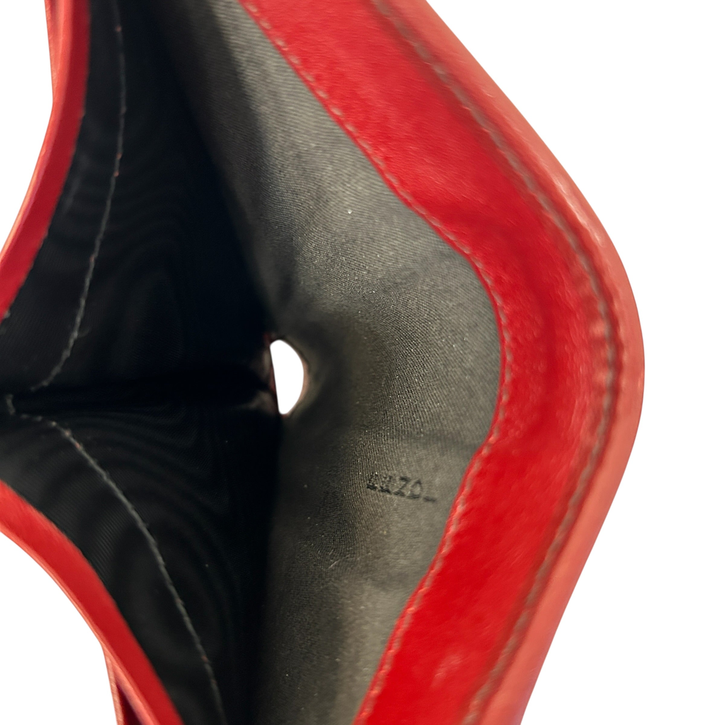 Red Woven Leather Wallet - Haute Classics