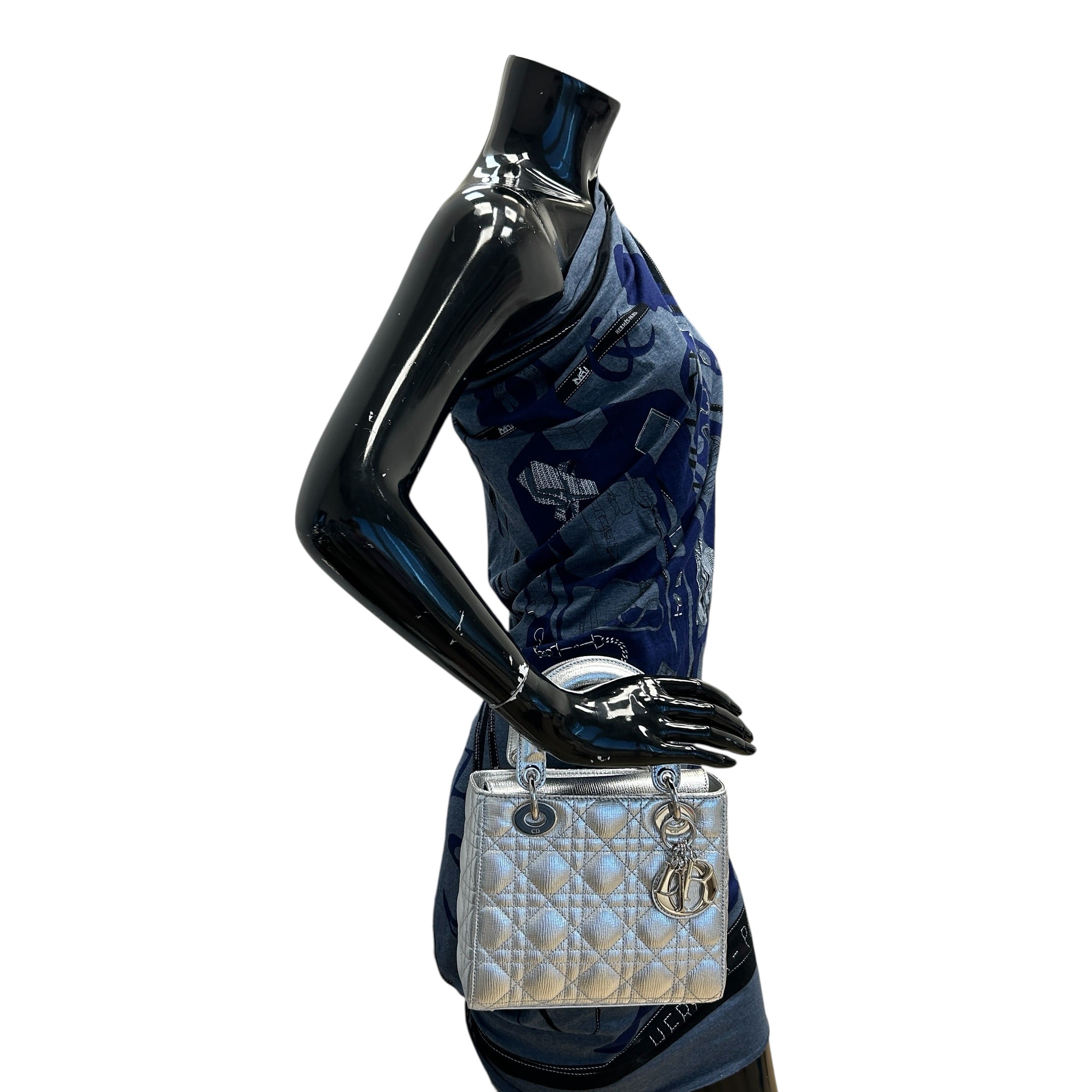 Silver Small My ABCDior Lady Dior - Haute Classics