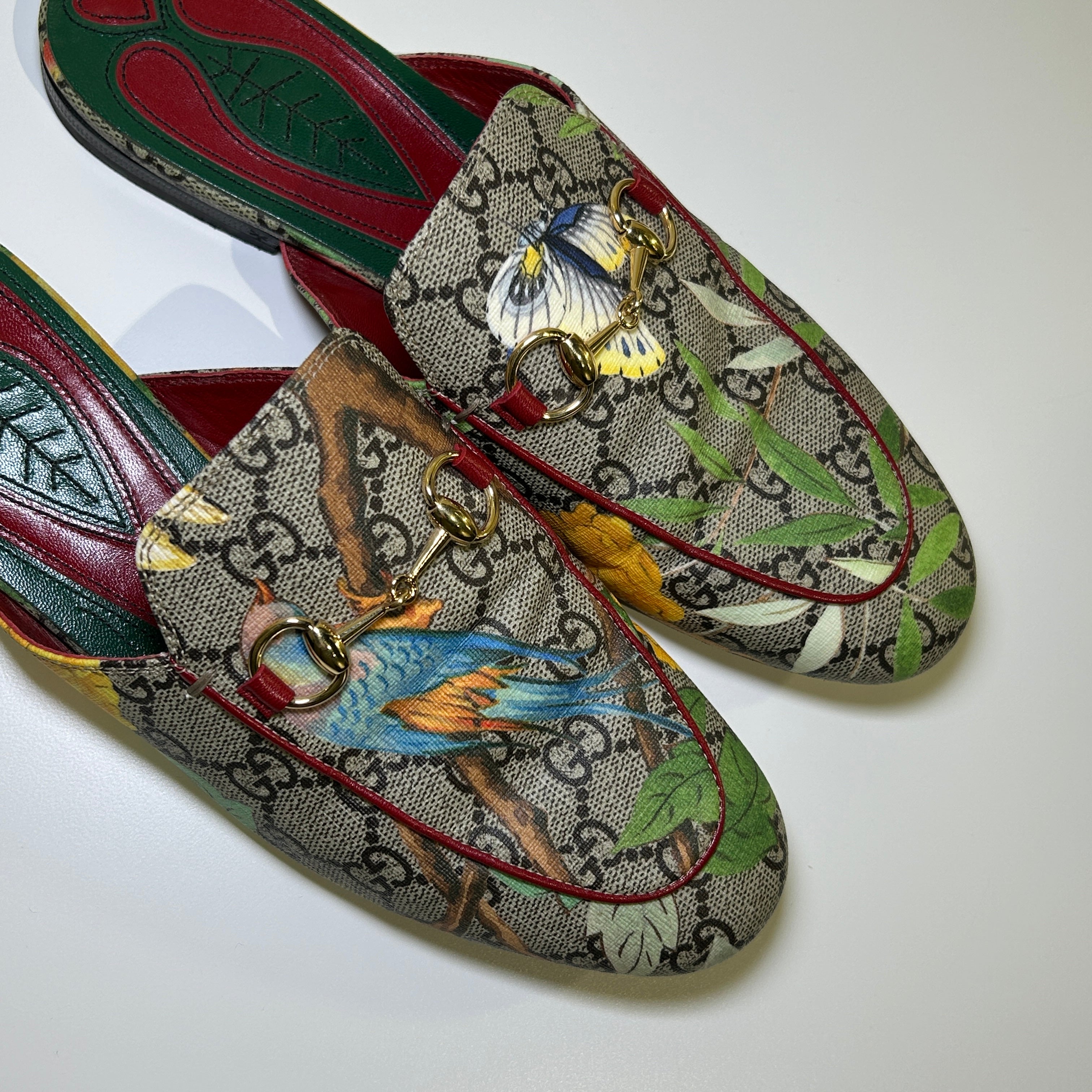 Monogram Coated Canvas Tropical Supreme Princetown Mules