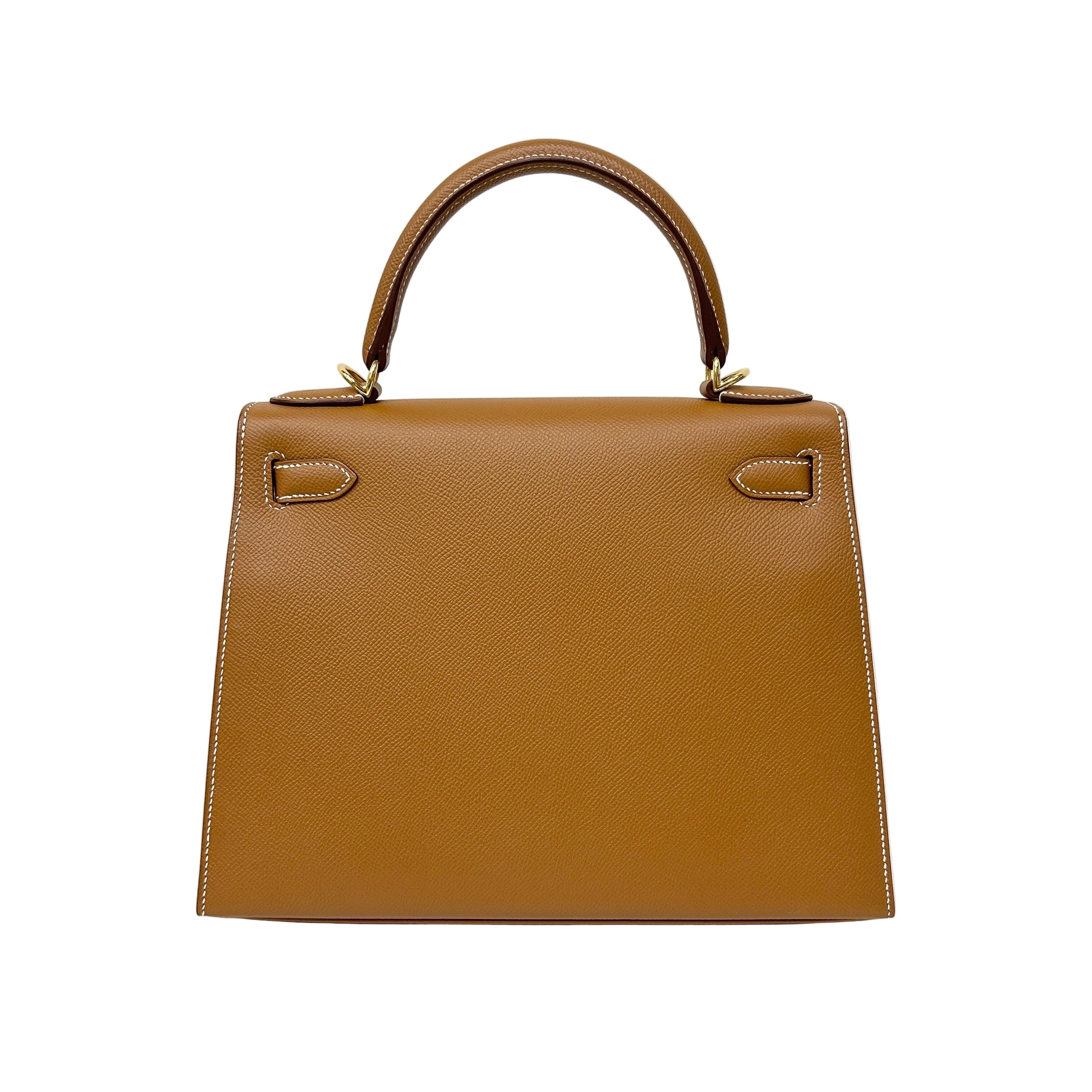 Gold Epsom Kelly Sellier 28