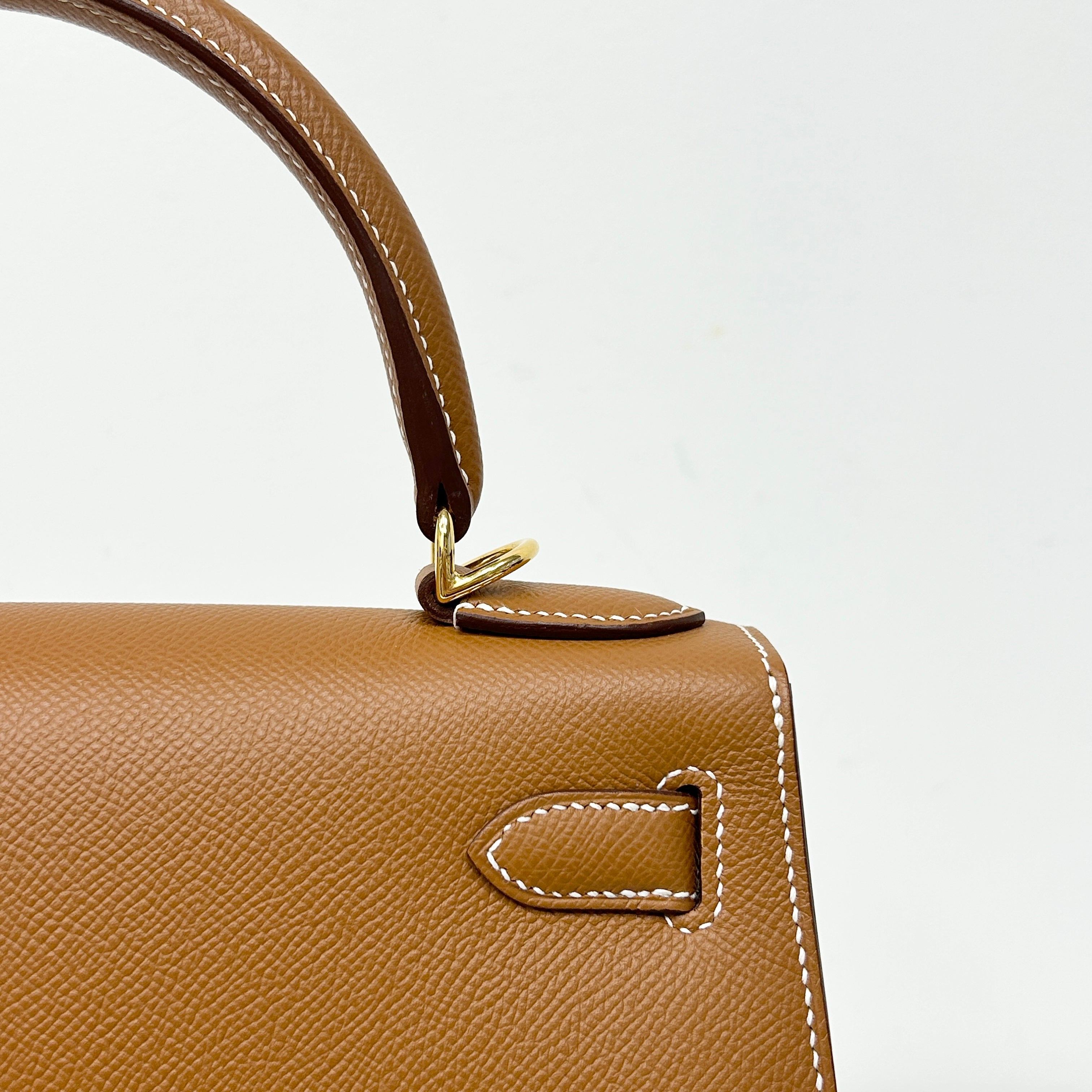 Gold Epsom Kelly Sellier 28
