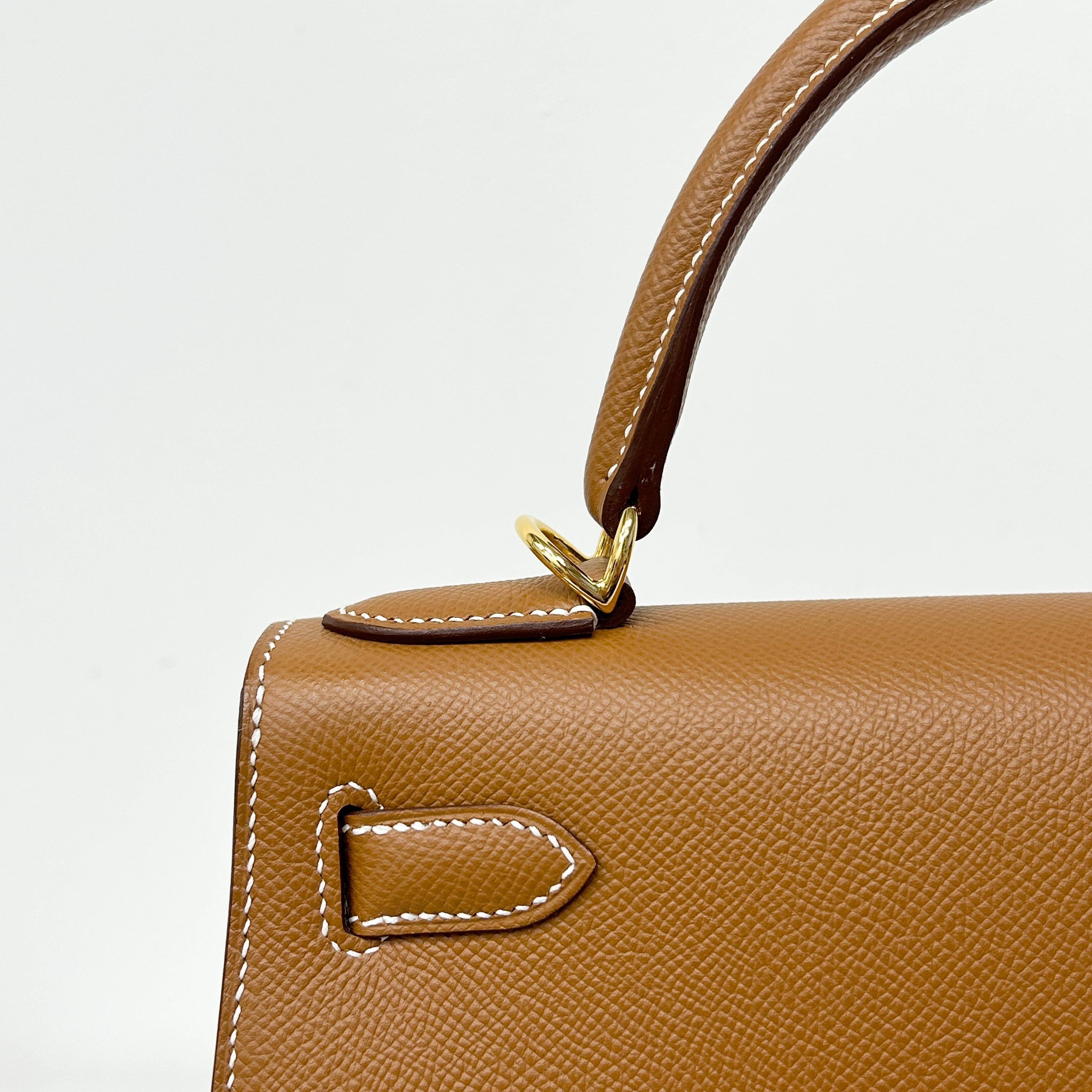 Gold Epsom Kelly Sellier 28
