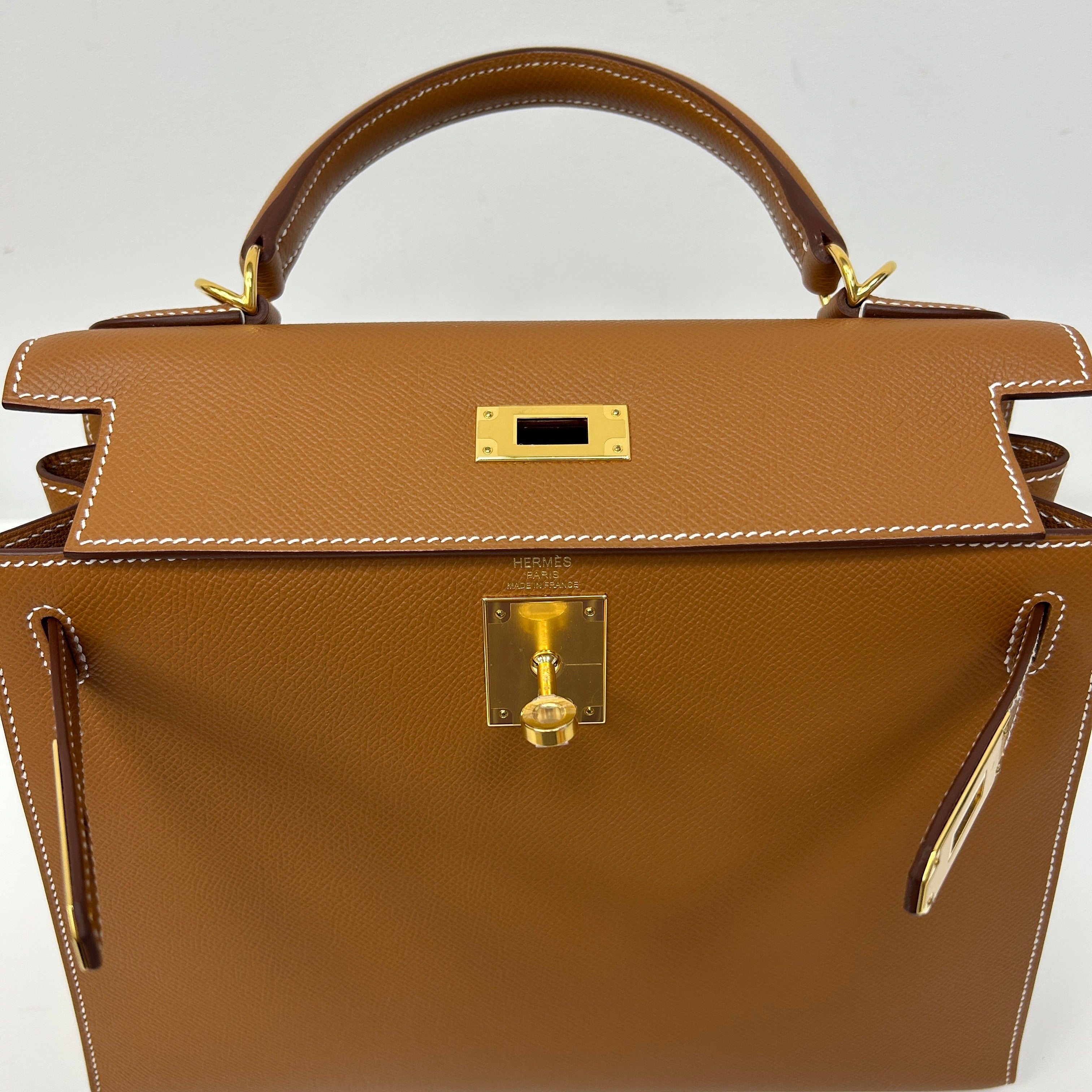 Gold Epsom Kelly Sellier 28
